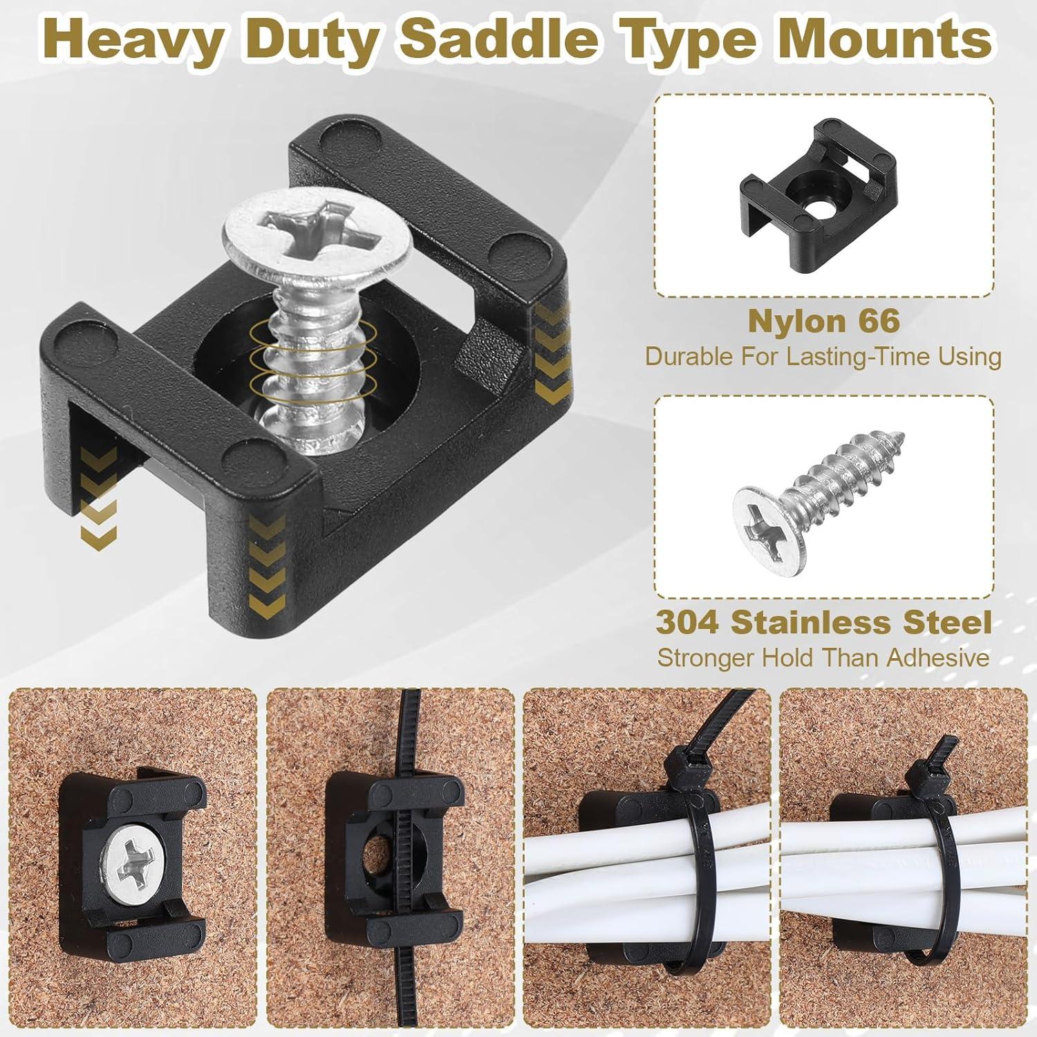 Juego de Montaje de Bridas Mekueeex 85 Piezas Soporte Magnético