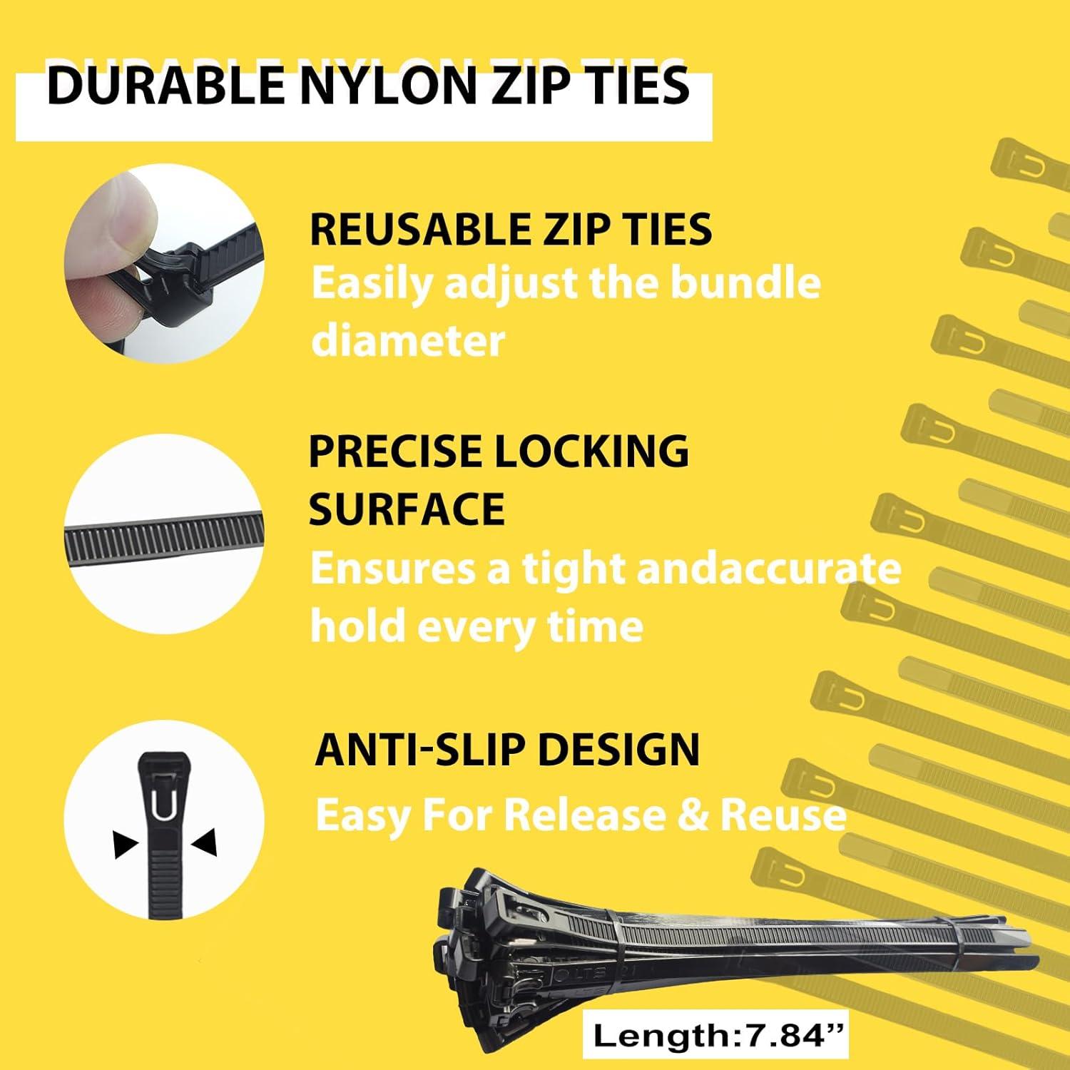 Soportes Magnéticos DyaMag 22mm con 30 Bridas Reutilizables