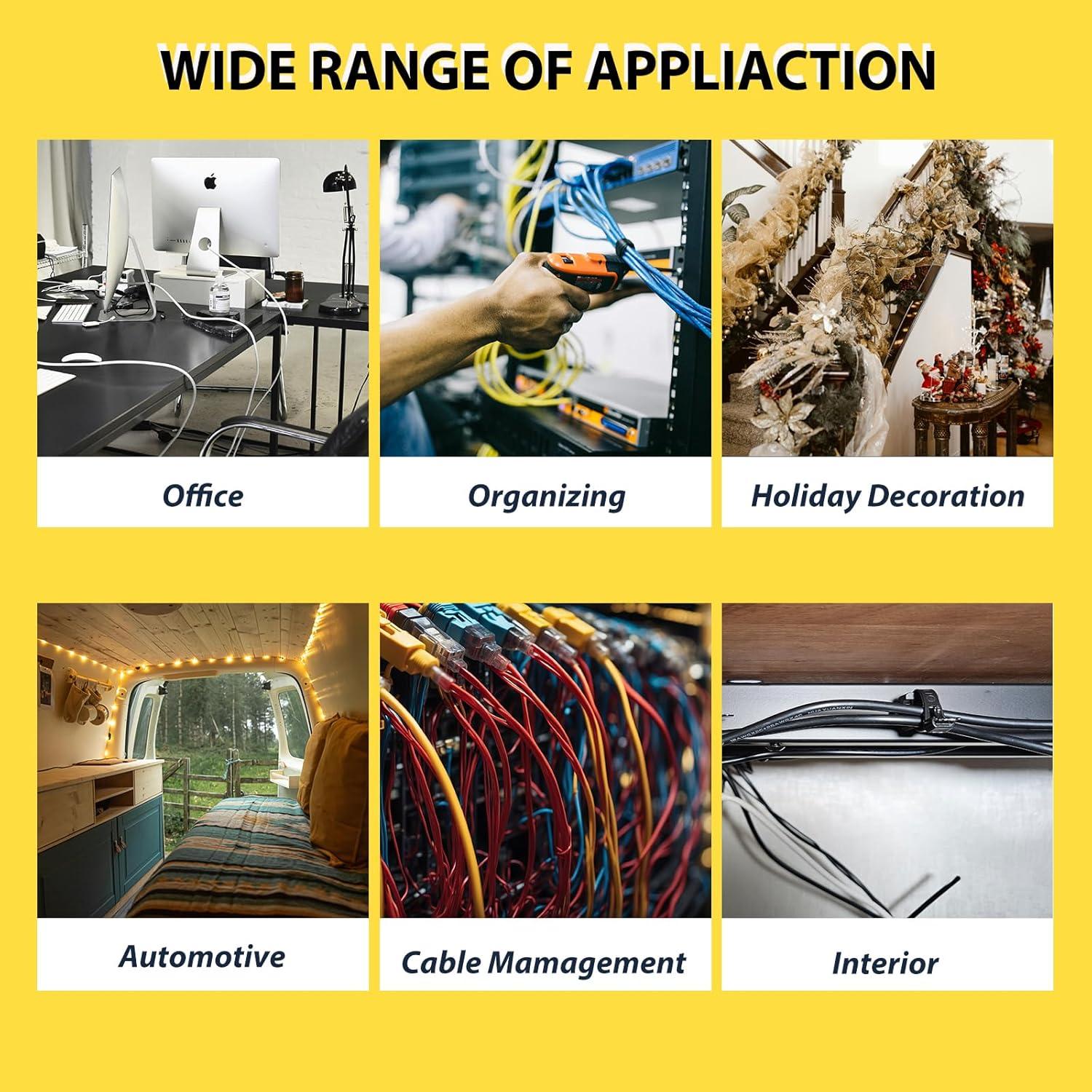 Soportes Magnéticos DyaMag 22mm con 30 Bridas Reutilizables