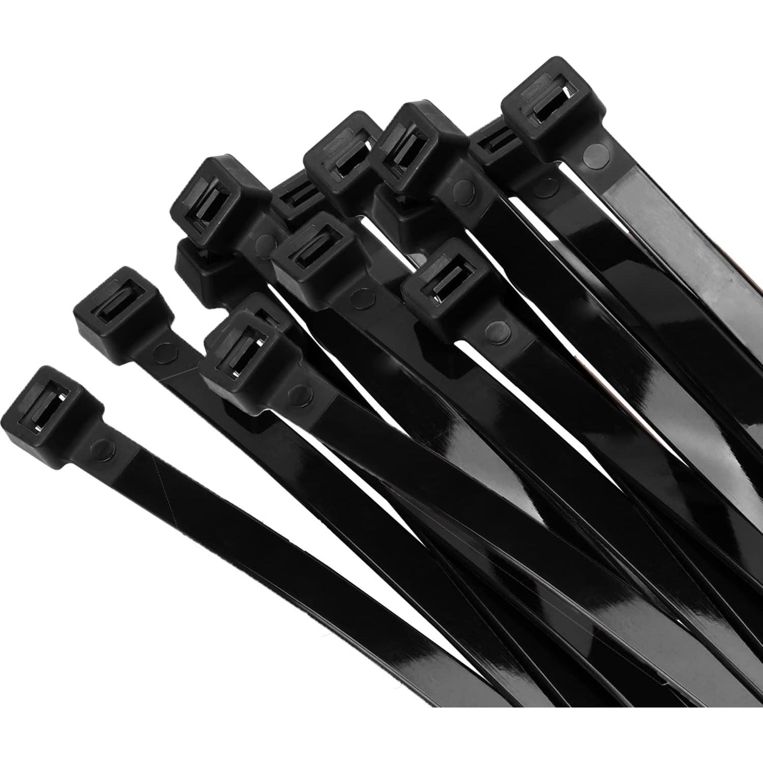 Bridas Negras Armpow 24" (60 cm) 50 PCS Alta Resistencia