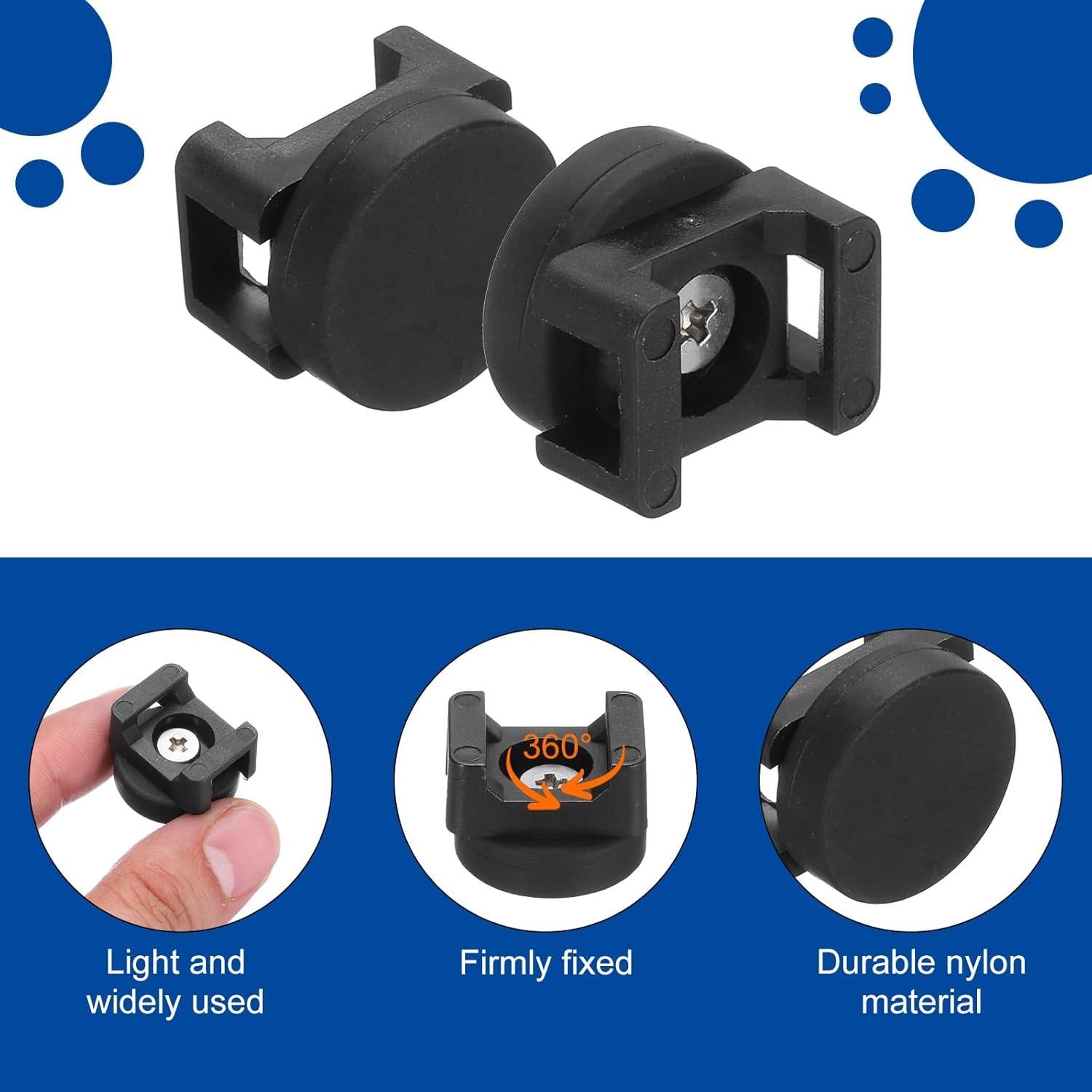 Soporte Magnético para Bridas DMiotech 5 Pcs 22mm Negro