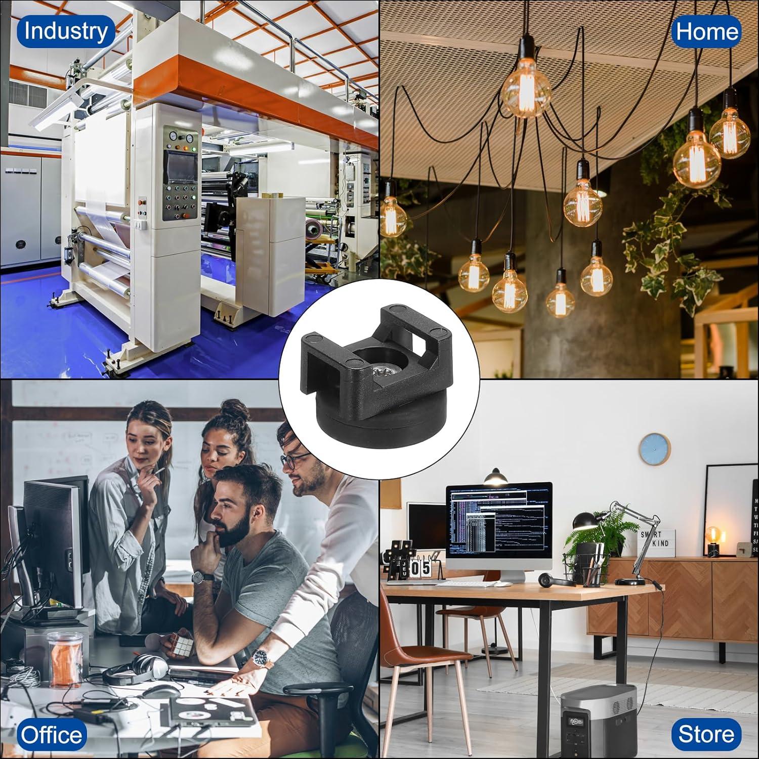 Soporte Magnético para Bridas DMiotech 5 Pcs 22mm Negro