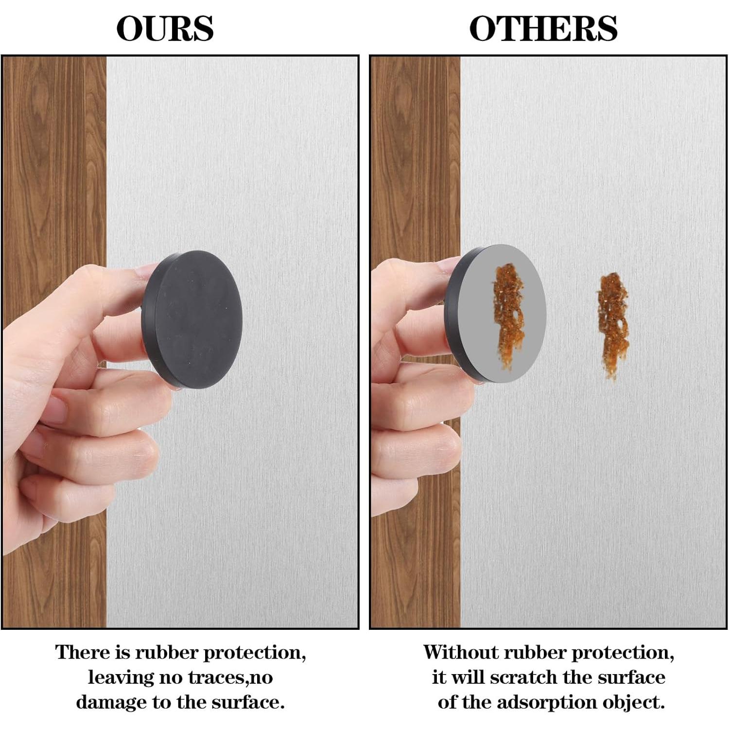 15 Clips Magnéticos para Cables Tobeelec Soporte Negro