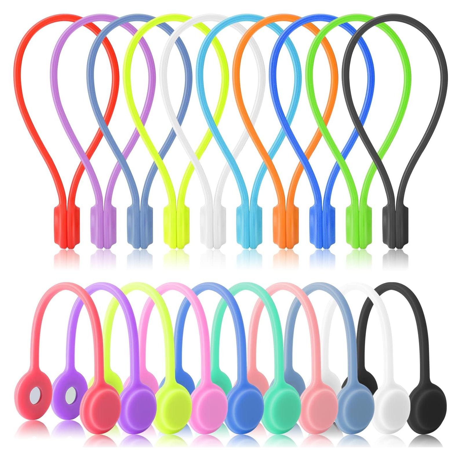 Paquete de 20 Sujetadores Magnéticos de Silicona SAISN