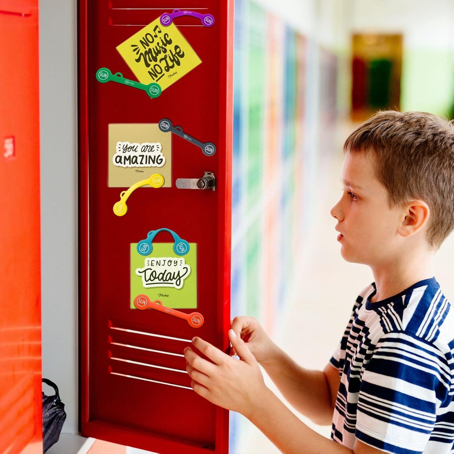 SUNFICON 10 Clips Magnéticos Organizadores de Cables Multicolor