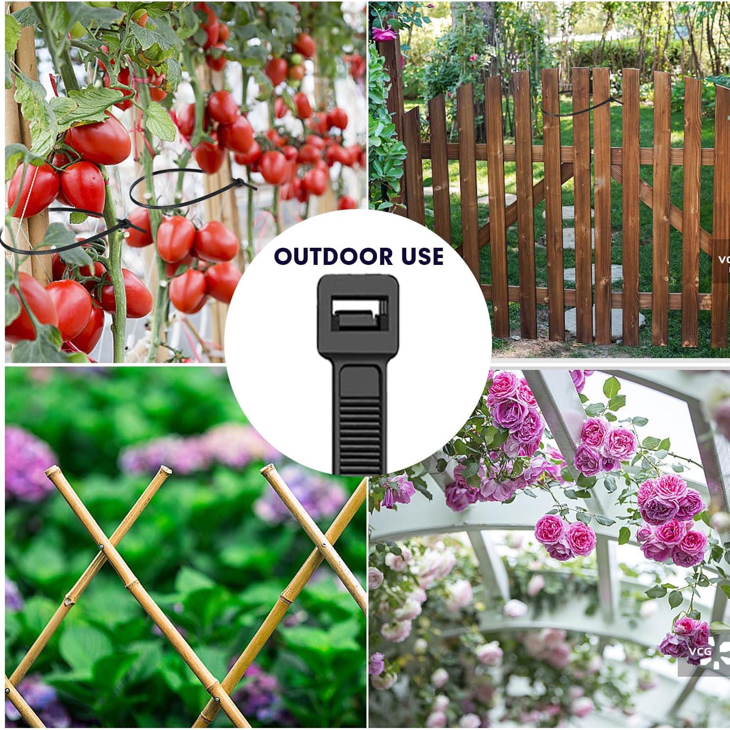 Bridas de Nylon RAZCC 1200pcs 16 Pulgadas 70lb Resistentes