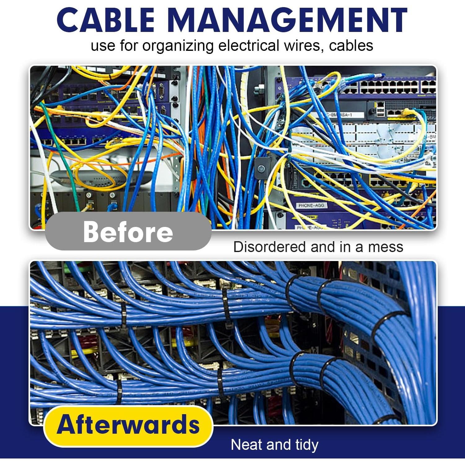 Bridas de Nylon RAZCC 1200pcs 16 Pulgadas 70lb Resistentes