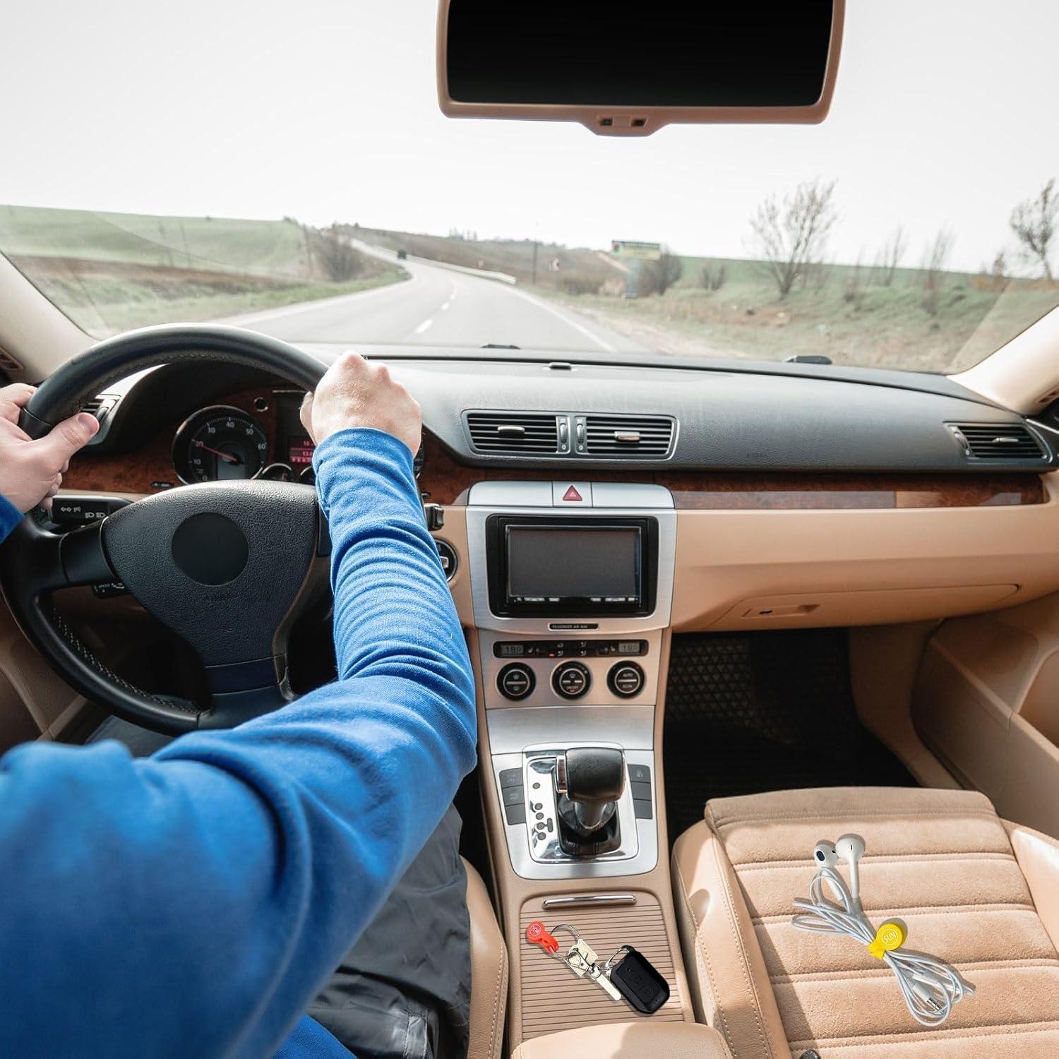 SUNFICON Paquete de 10 Clips Magnéticos Organizadores de Cables