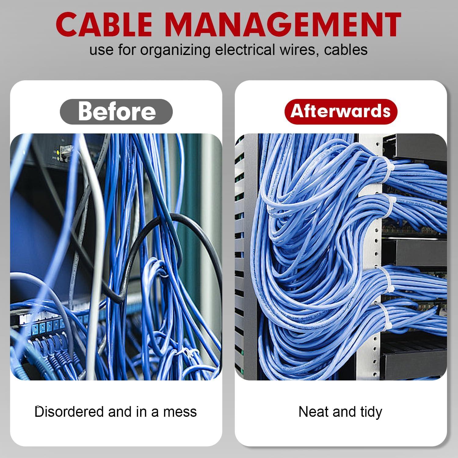 Bridas de Nylon RAZCC 1200pcs 30.48cm 70lb Resistencia