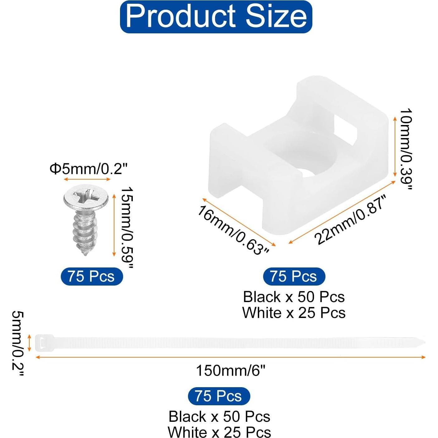Soporte de Montaje DMiotech 150 Pcs Cinta Magnética 5x150mm
