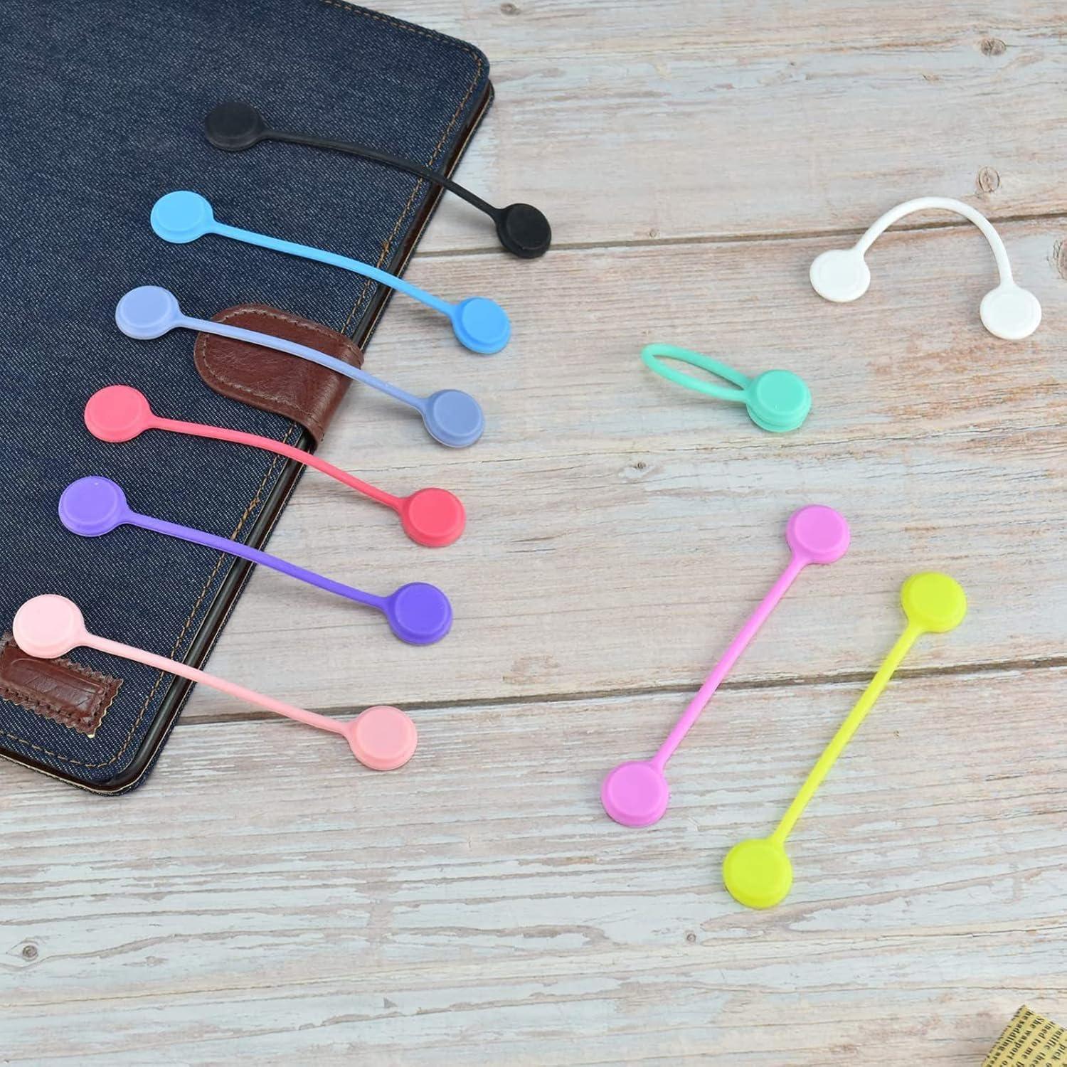 36 Sujetadores Magnéticos de Cable MejorJonny 10,92 cm Silicona