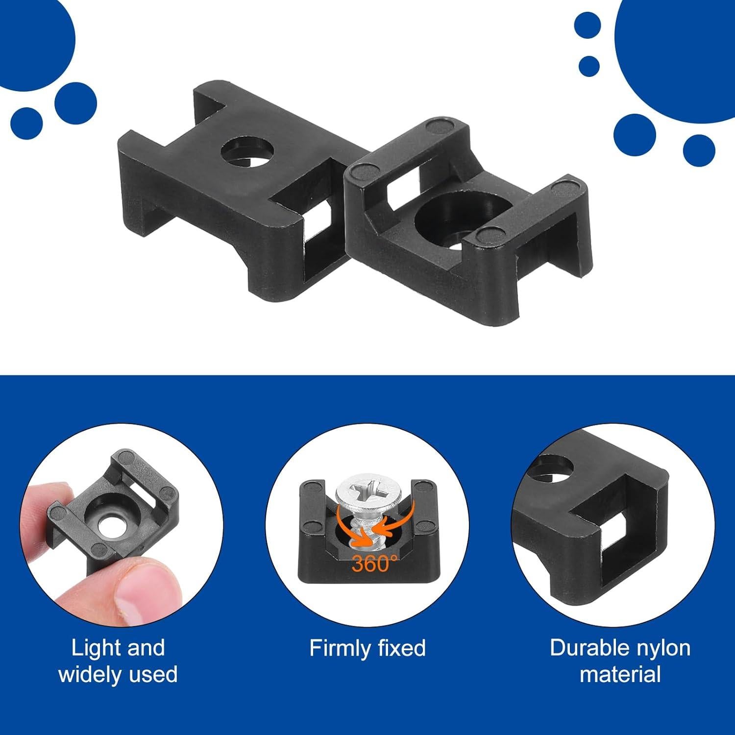 Soporte de Montaje para Cinta Magnética DMiotech 150 Pcs Negro