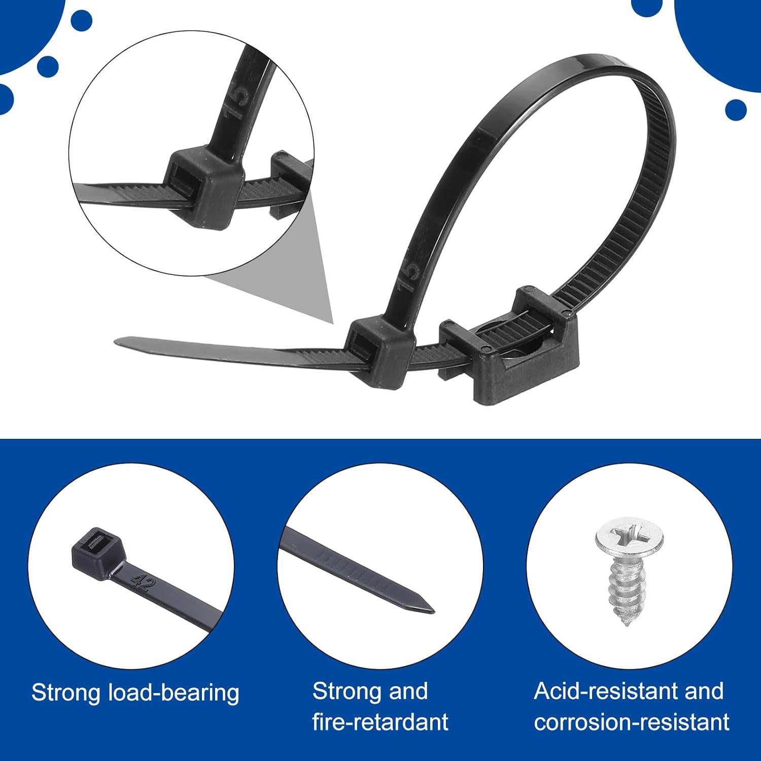 Soporte de Montaje para Cinta Magnética DMiotech 150 Pcs Negro