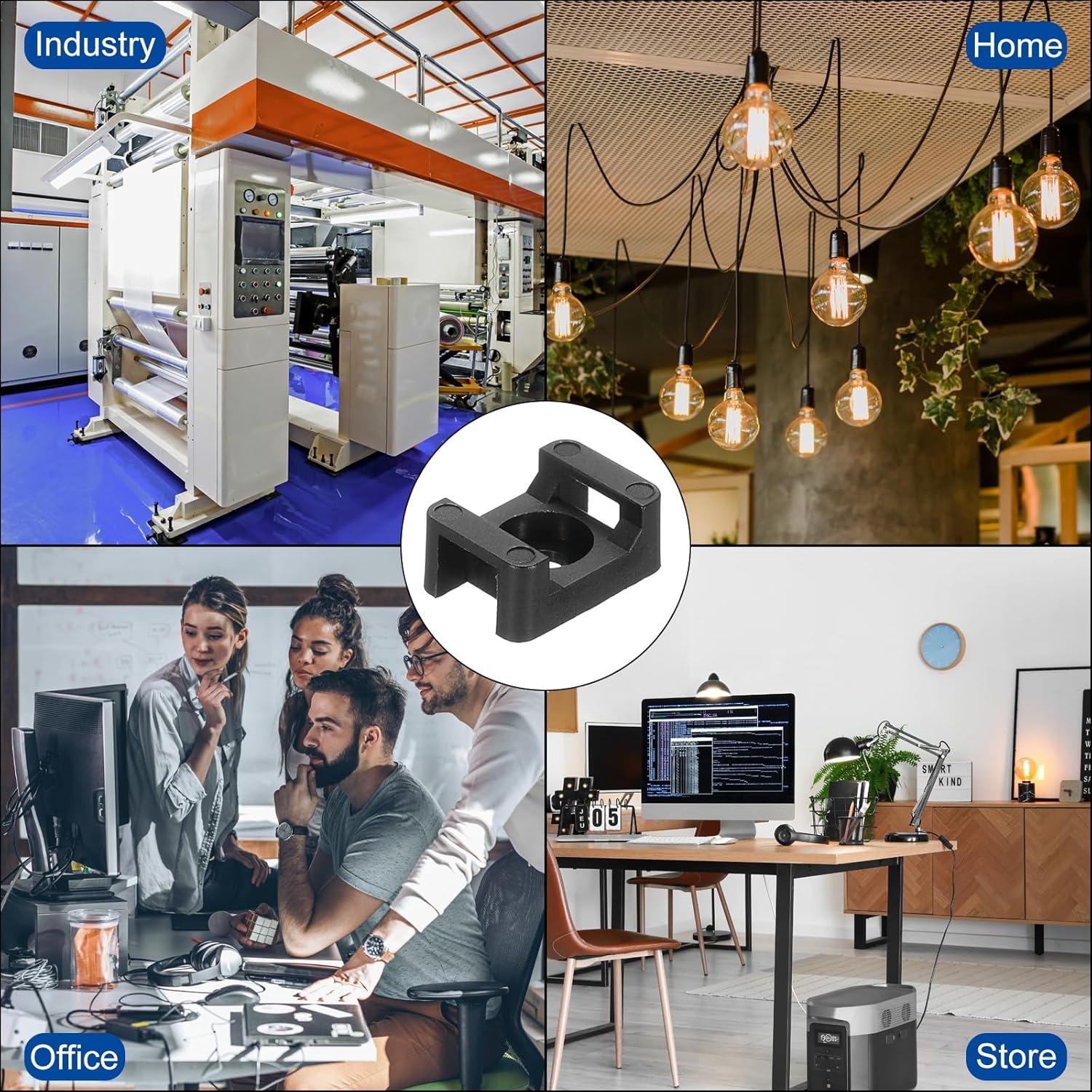 Soporte de Montaje para Cinta Magnética DMiotech 150 Pcs Negro