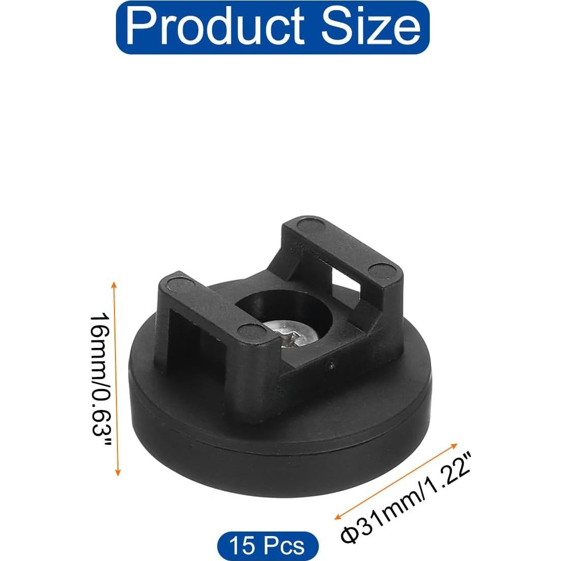 Soporte Magnético para Cables DMiotech 5 Pcs 31mm Negro