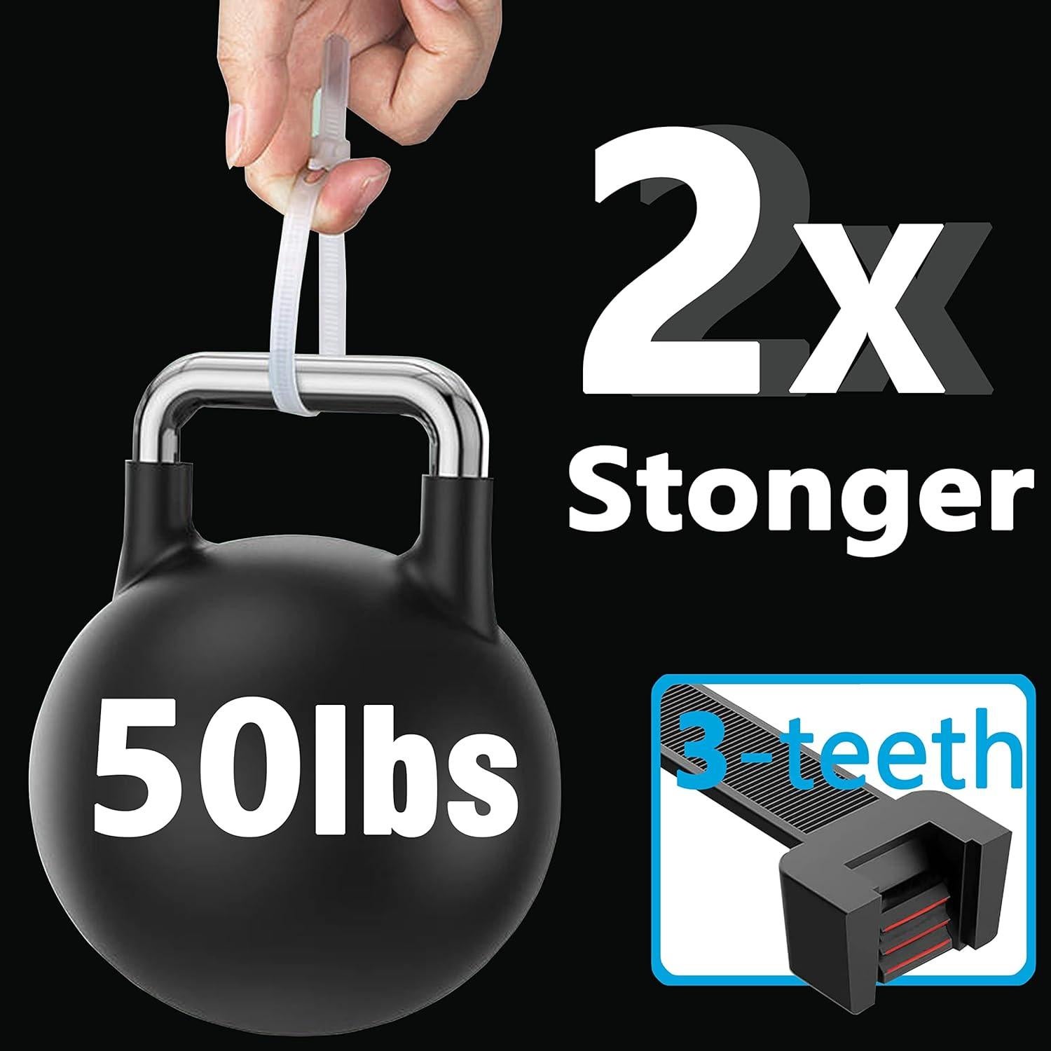 Bridas Reutilizables 15,24 cm yoyoellafa 100 Pcs Alta Resistencia