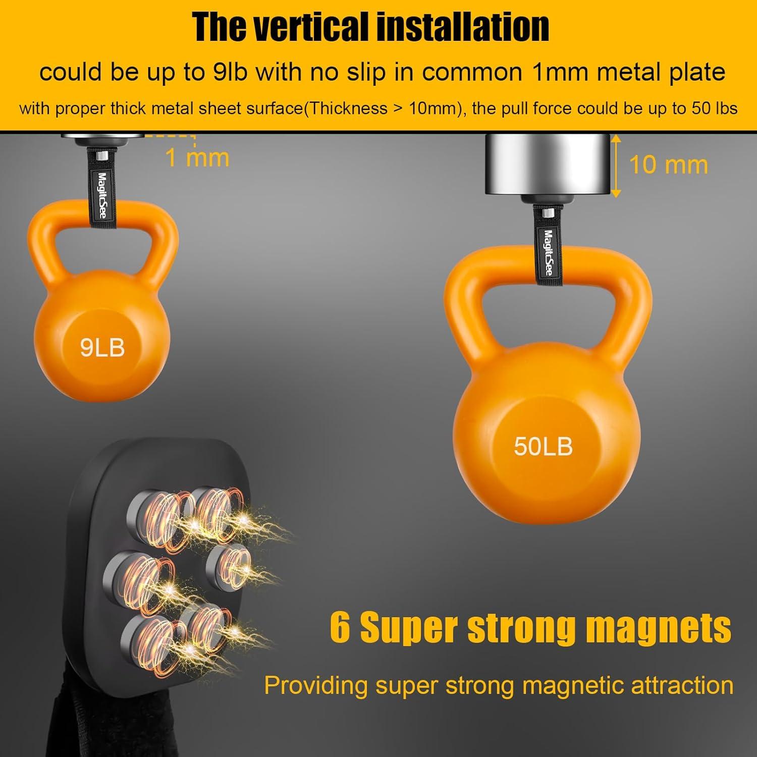 Ganchos Magnéticos de Alta Resistencia MagitcSee - 2 Pcs