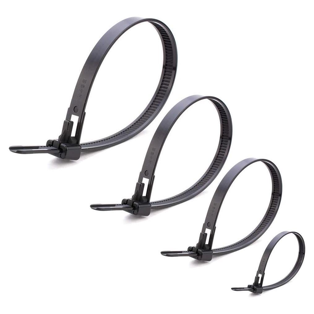 Bridas Reutilizables Helonge 100 Pcs Nylon Alta Resistencia