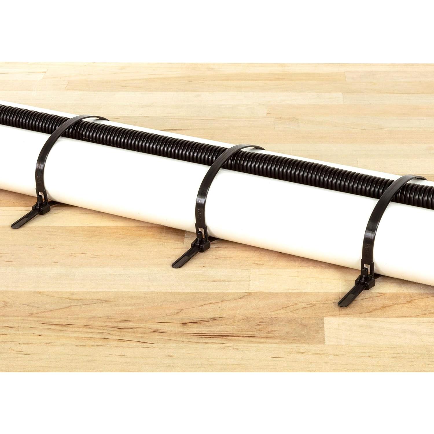 Bridas Reutilizables Helonge 100 Pcs Nylon Alta Resistencia