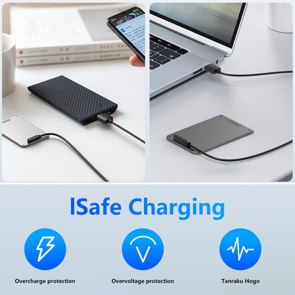 Cable de Carga Magnético USB Tipo-C Tedubax 1,01 m 2 Pcs