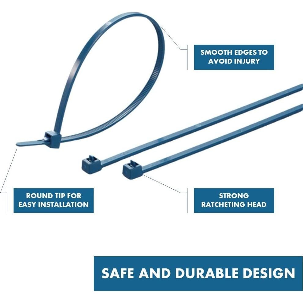 Bridas Detectables de Metal Kable Kontrol 100 Pcs 10,16 cm