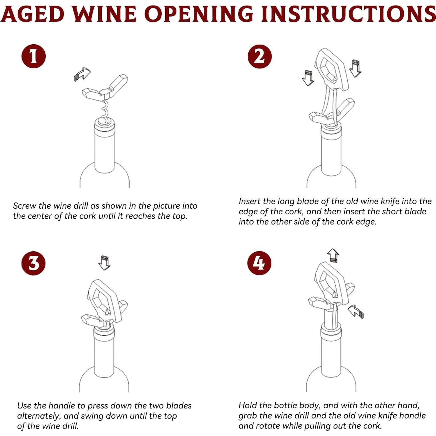 Abrebotellas Ah So LUCYLANKER 3 en 1 Bronce Acero