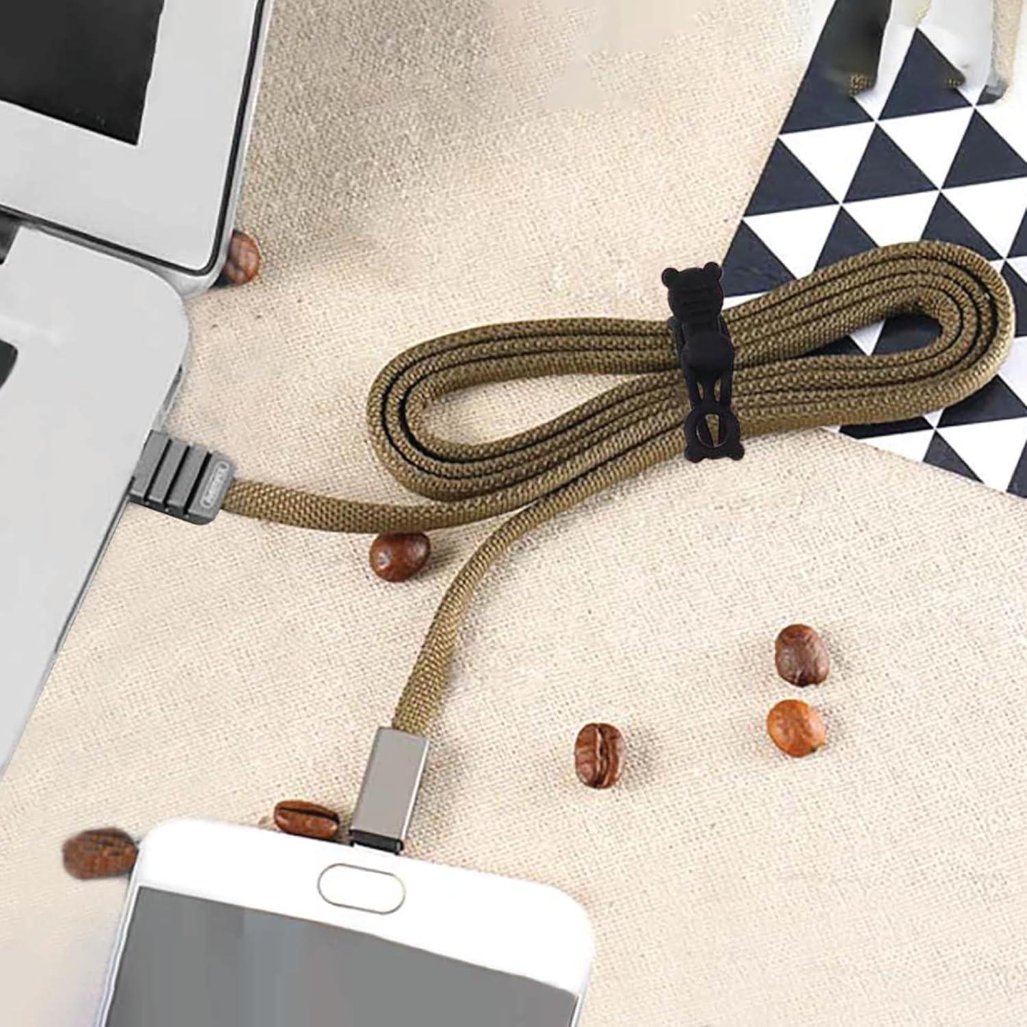 Paquete de 50 ataduras de cable silicona 365Home 10.6 cm