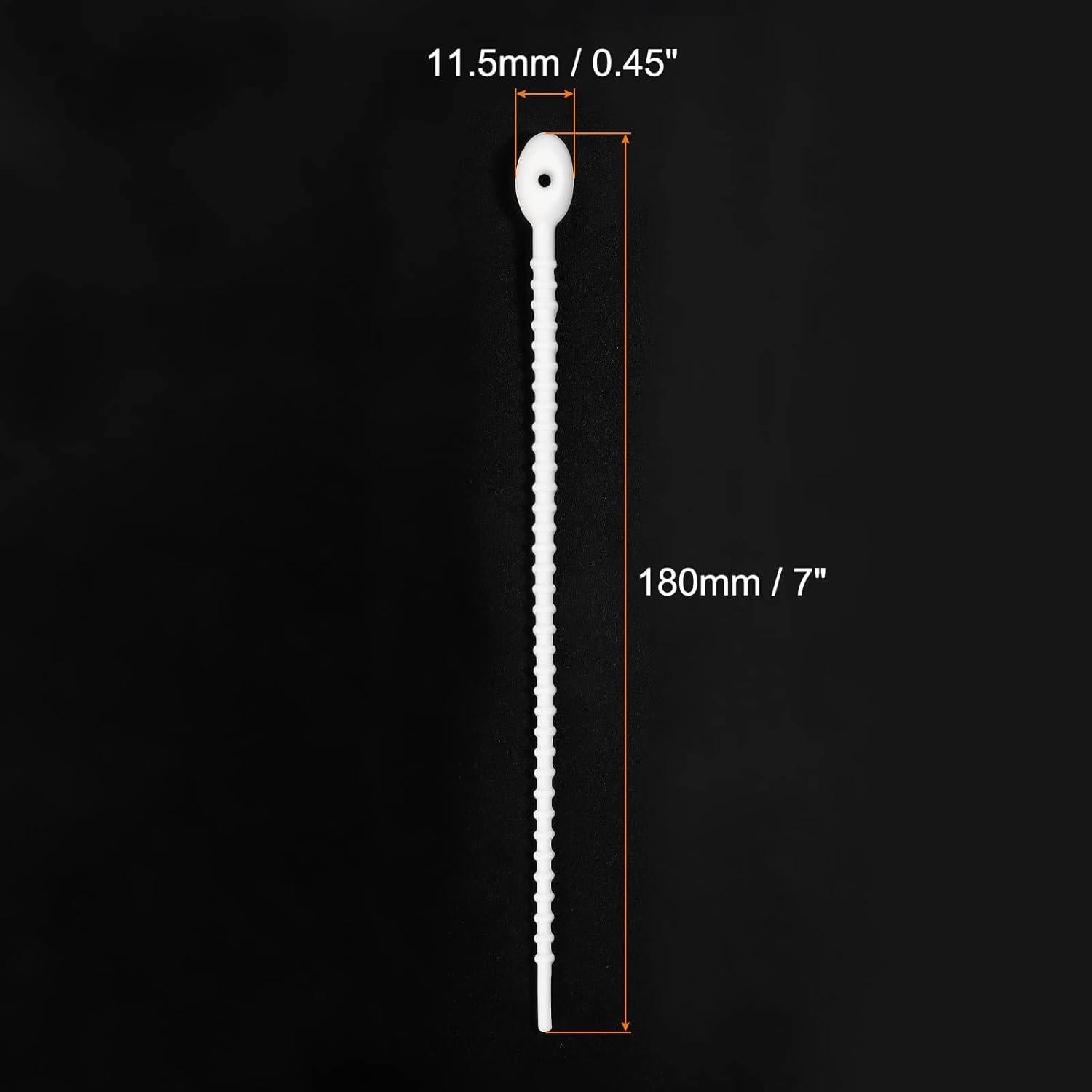 Bridas de Silicona Reutilizables MECCANIXITY 20 Piezas 18 cm