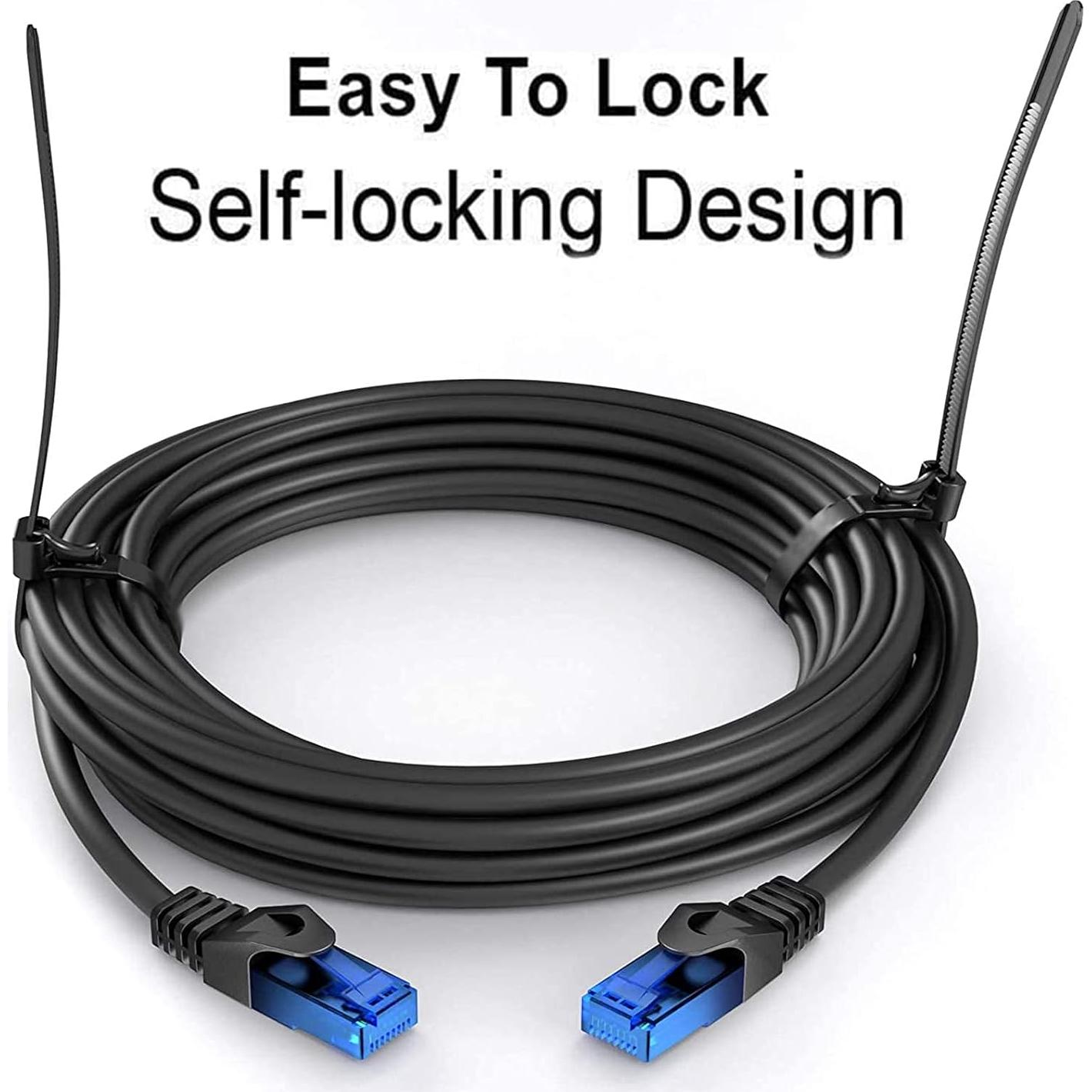 Bridas Reutilizables AGAOTIAN 30 cm 100 Piezas Alta Resistencia