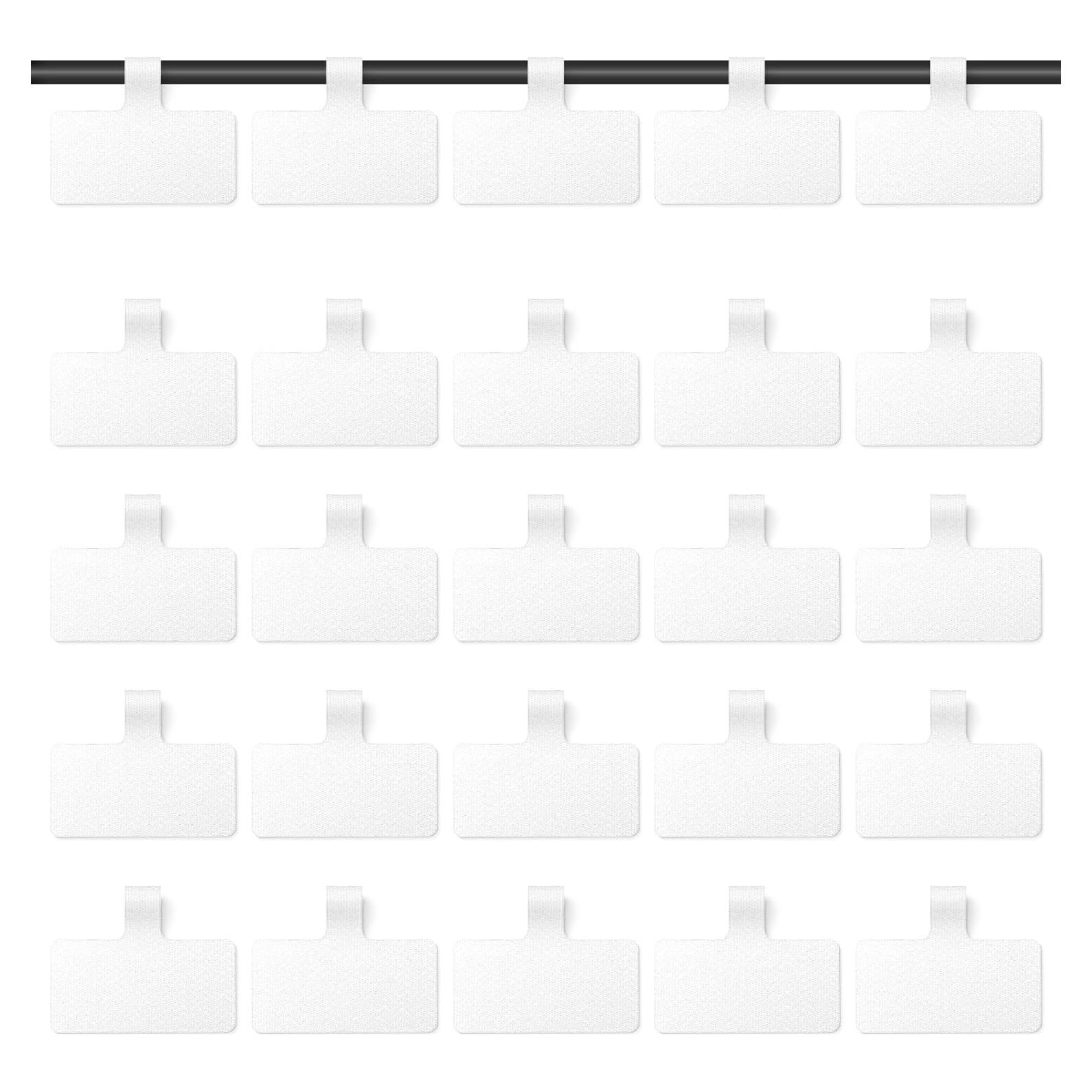 Etiquetas Reutilizables para Cables Trilancer 20 Pcs Blancas