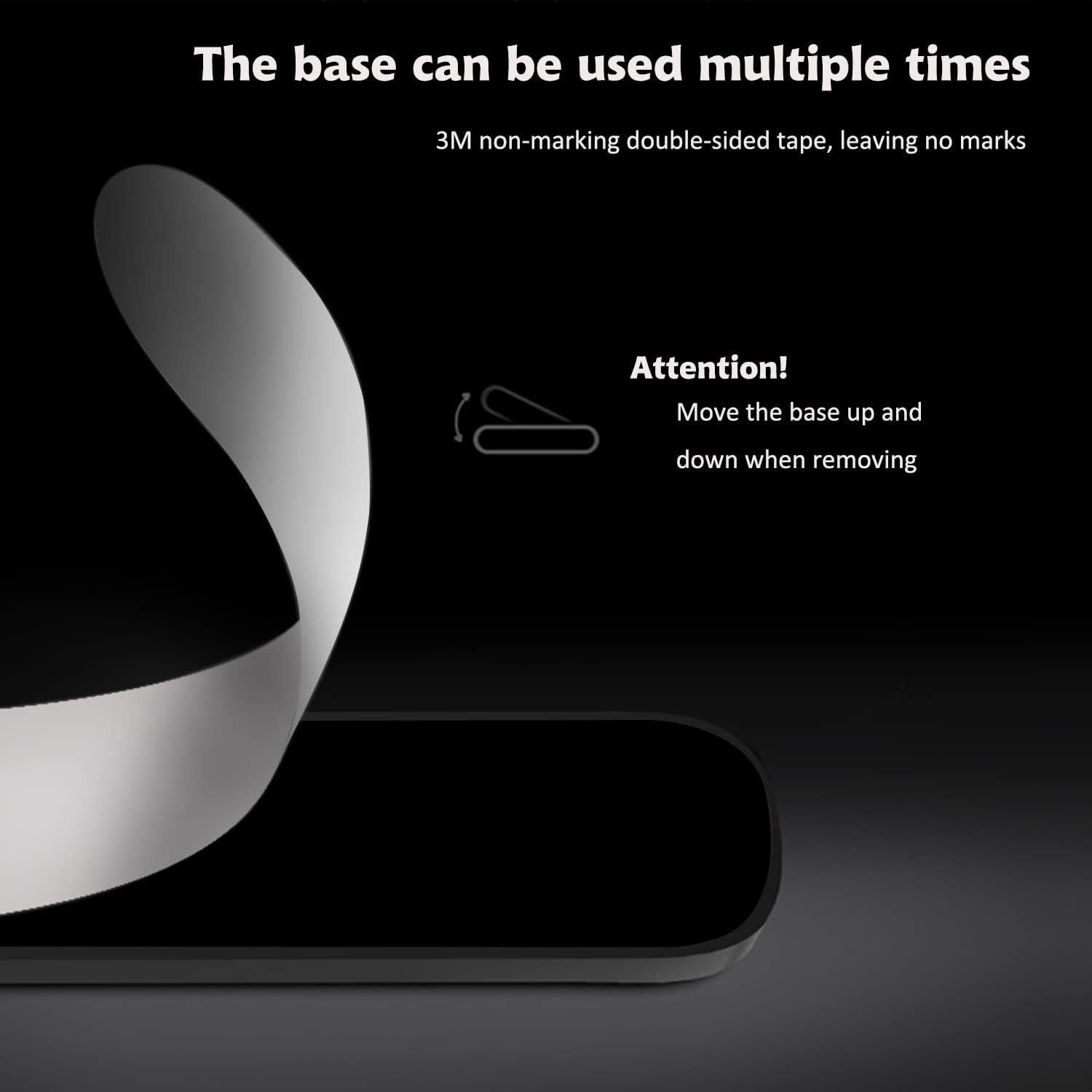 Organizador de Cables Magnético DRM - 4 Clips Autoadhesivos