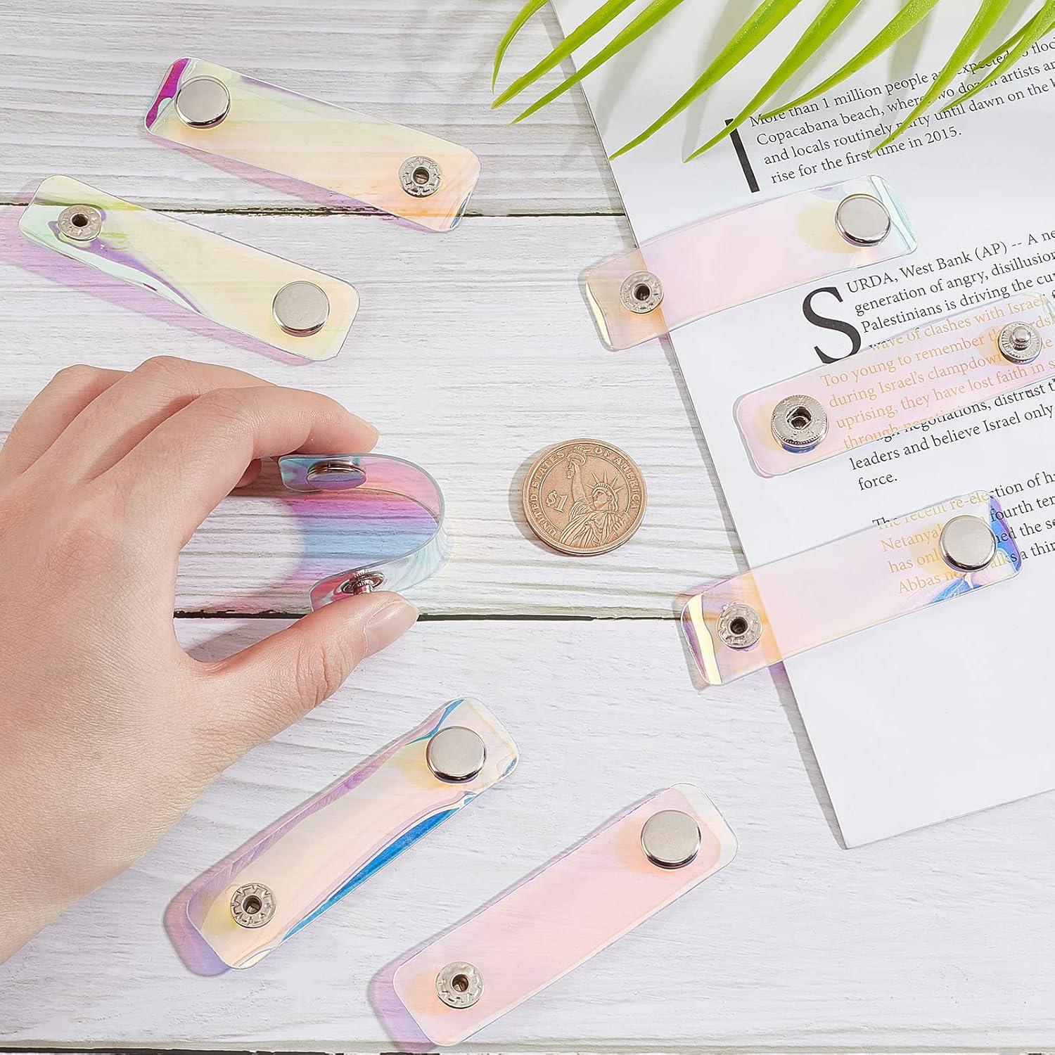 Correas de Cable Reutilizables GORGECRAFT 20pcs 7.5cm Holográficas