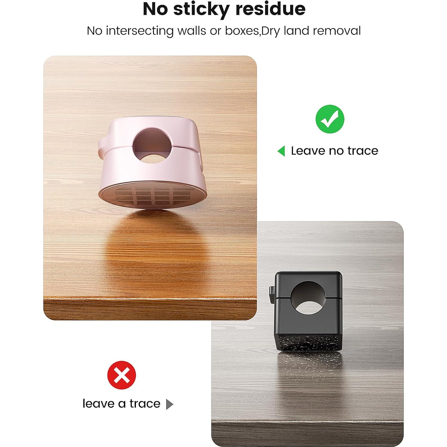 Paquete de 6 Clips Magnéticos Toocki Rosa para Cables