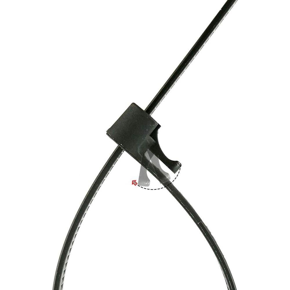 Bridas de Cable Liberables HS 6" Negras 100 Piezas 22.68 kg