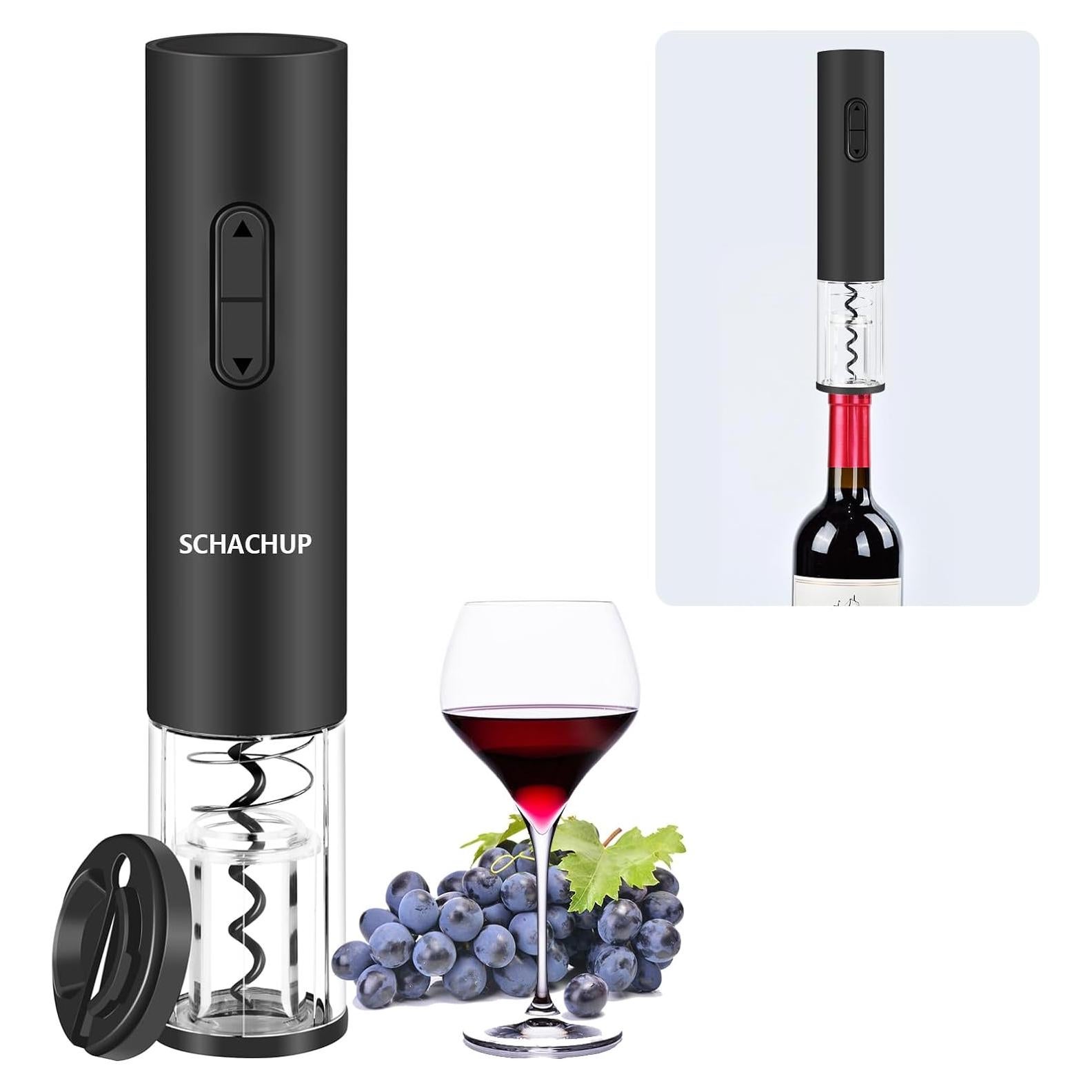 Abridor de Vino Eléctrico SCHACHUP Automático con Cortador