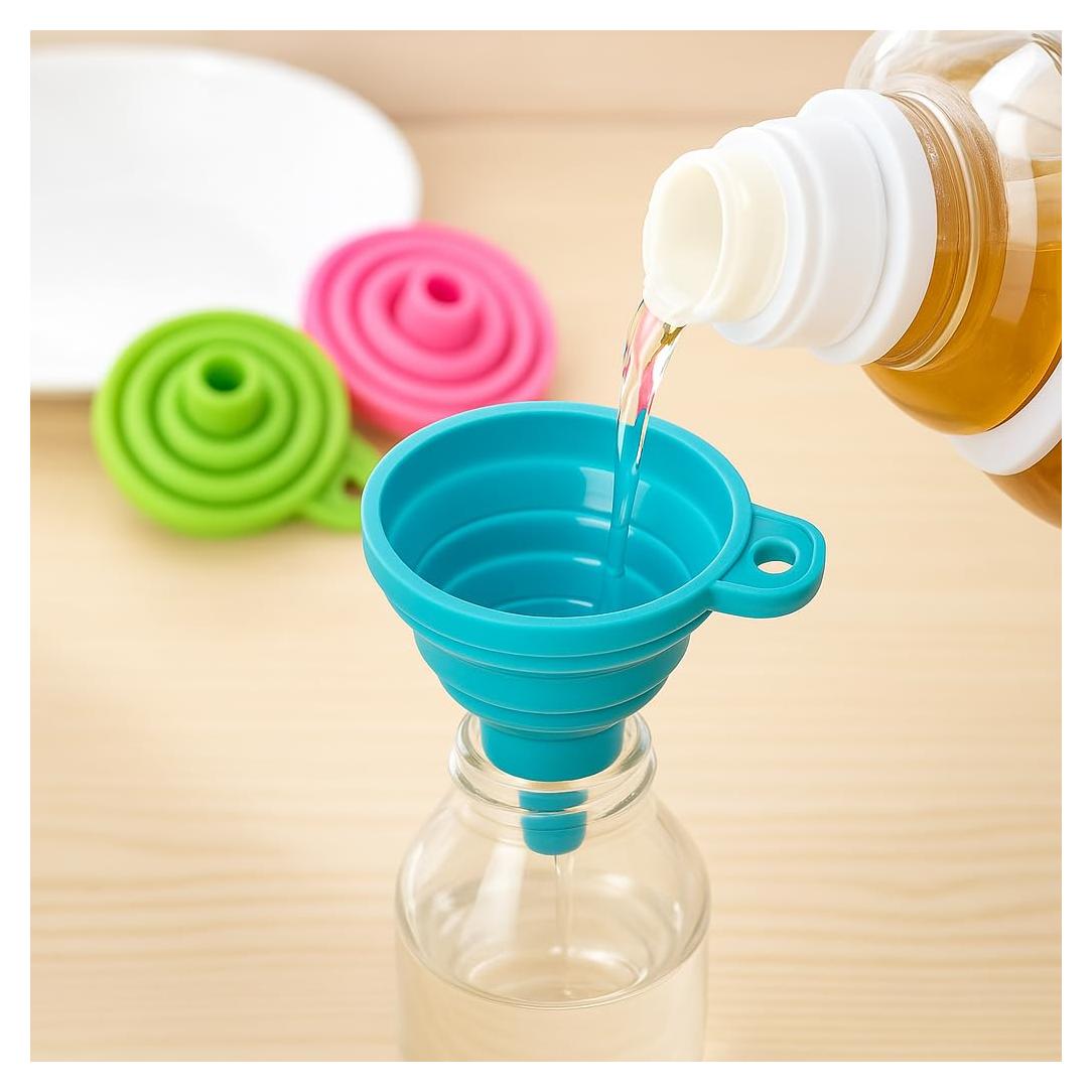 Juego de embudos de cocina colapsables Kingsway 4 piezas