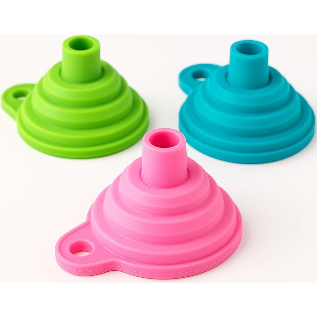 Juego de embudos de cocina colapsables Kingsway 4 piezas