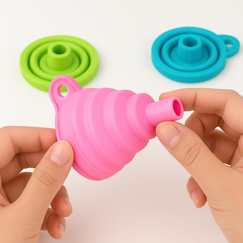 Juego de embudos de cocina colapsables Kingsway 4 piezas