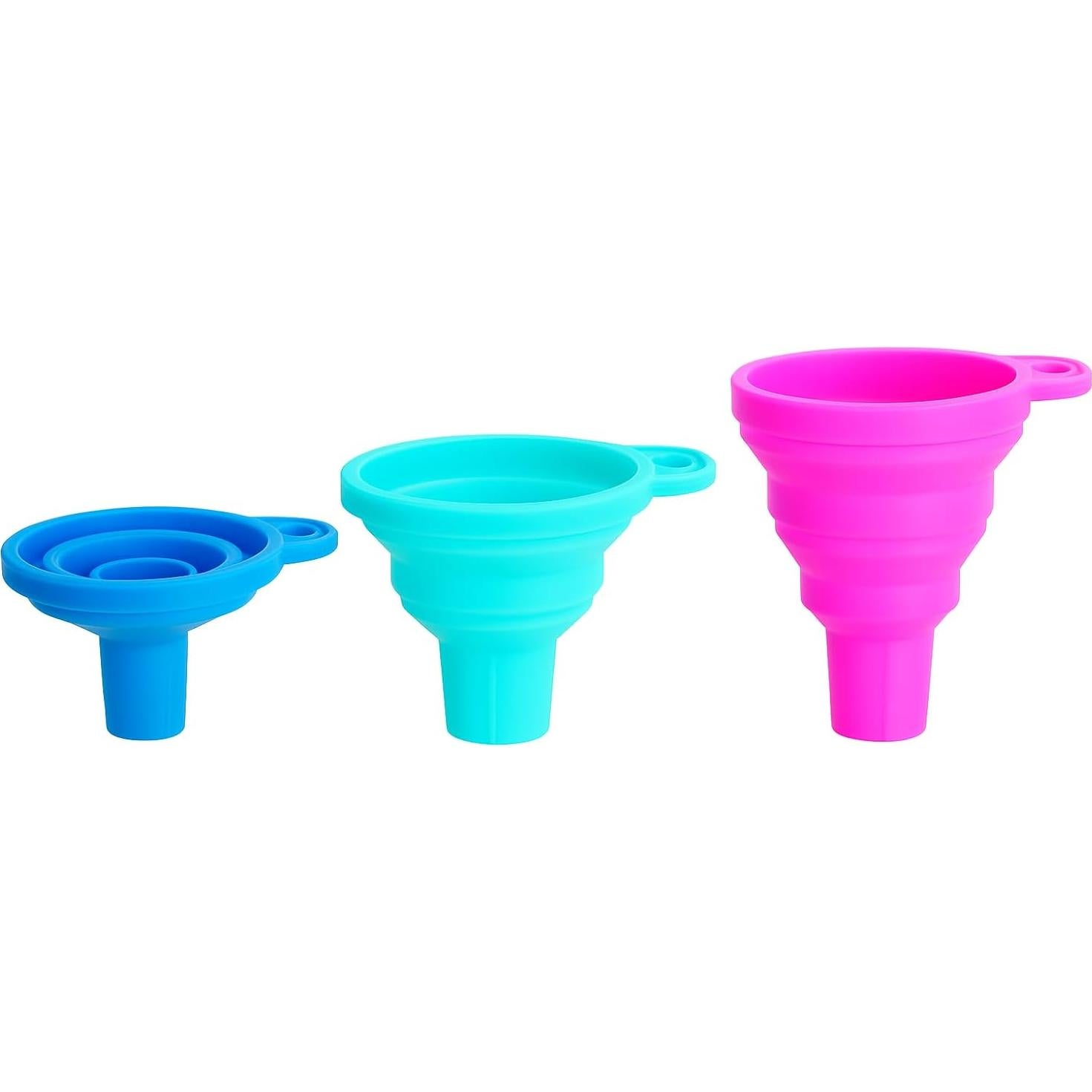 Juego de embudos de cocina colapsables Kingsway 4 piezas