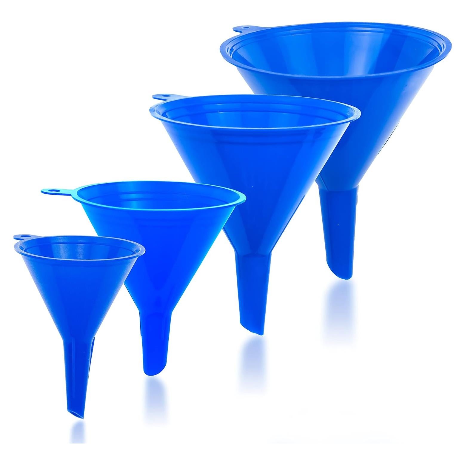 Juego de 4 embudos de cocina LIQVEE - Plástico duradero