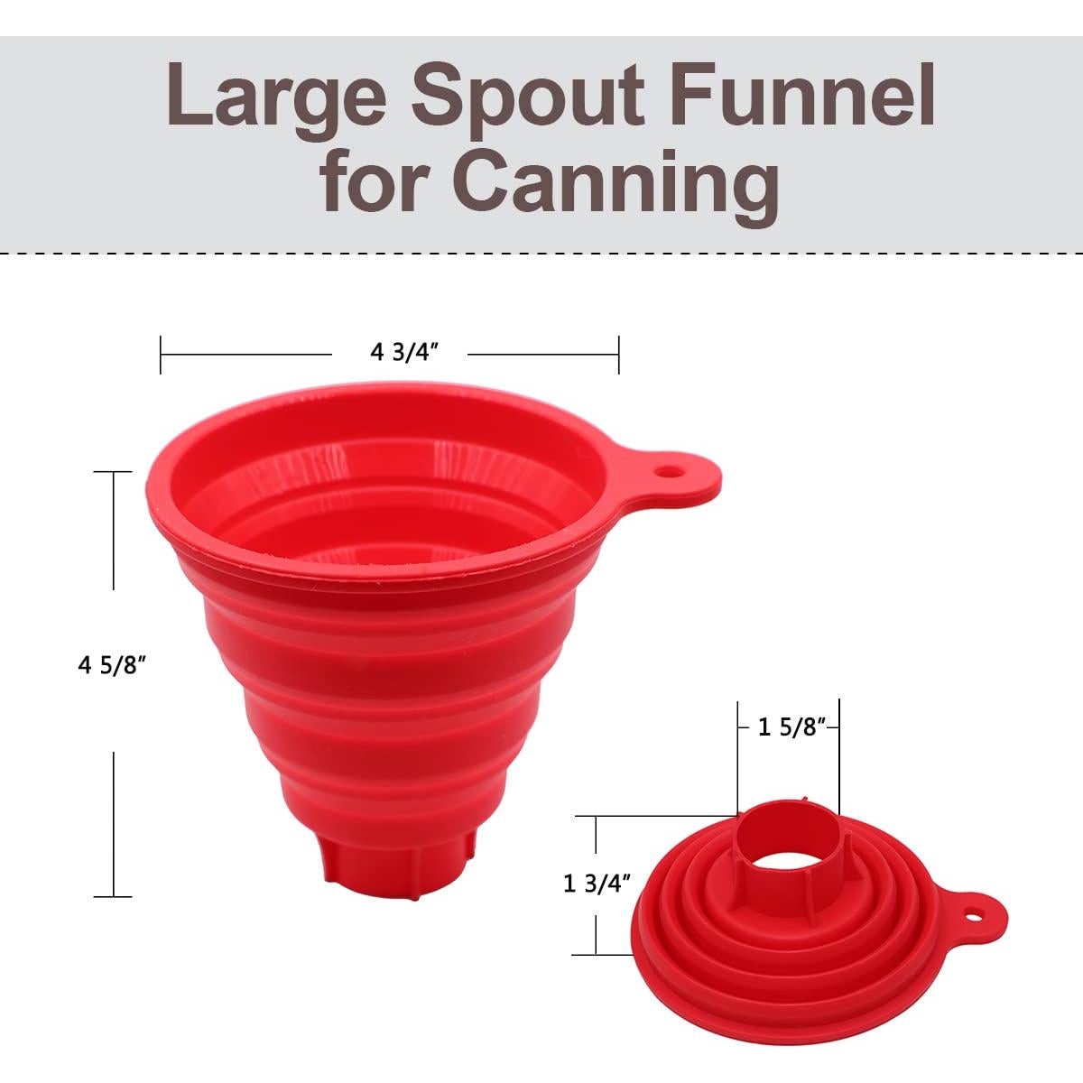 Embudo Plegable de Silicona KongNai para Cocina 11,94 cm