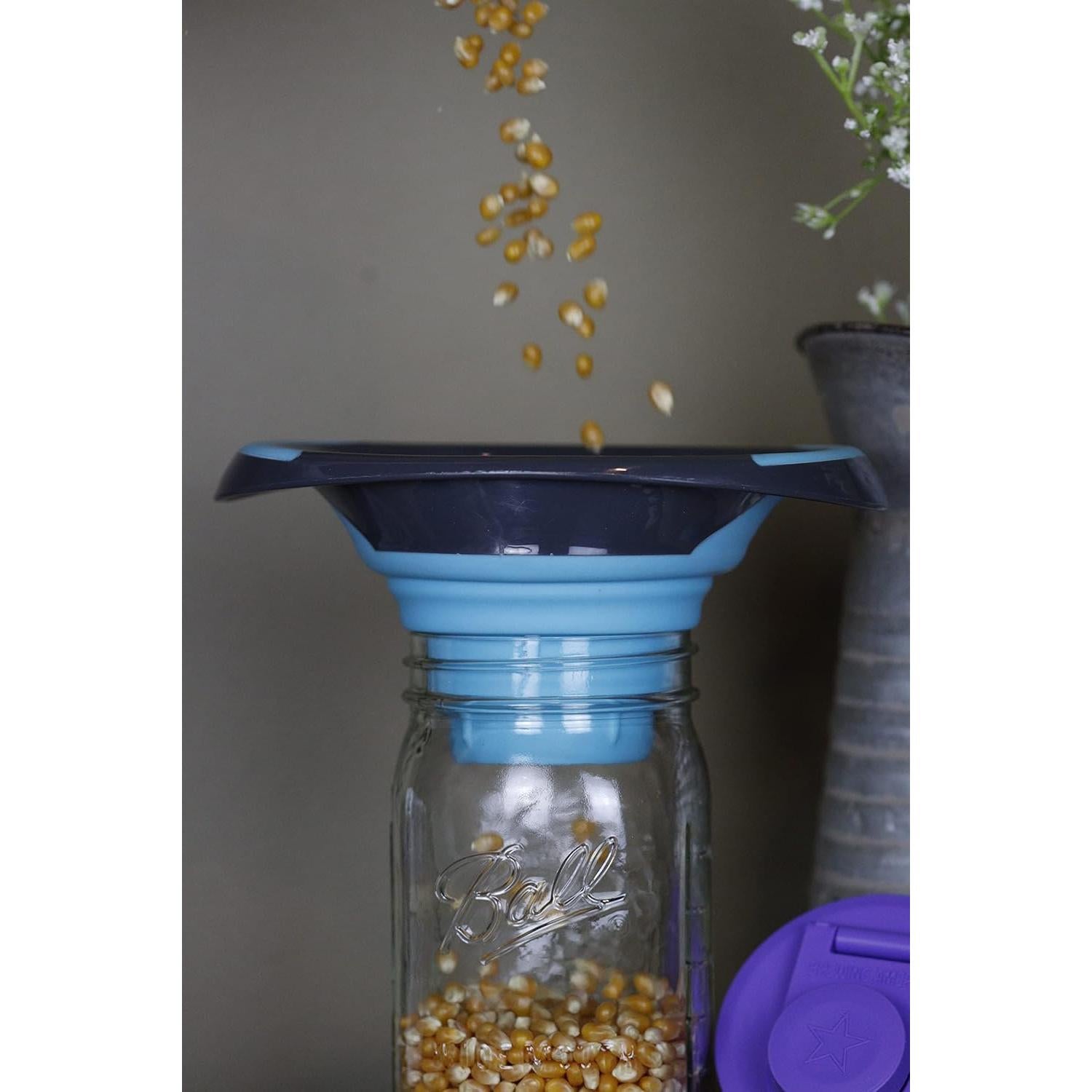 Embudo de Silicona Plegable Brewing America 32oz Verde