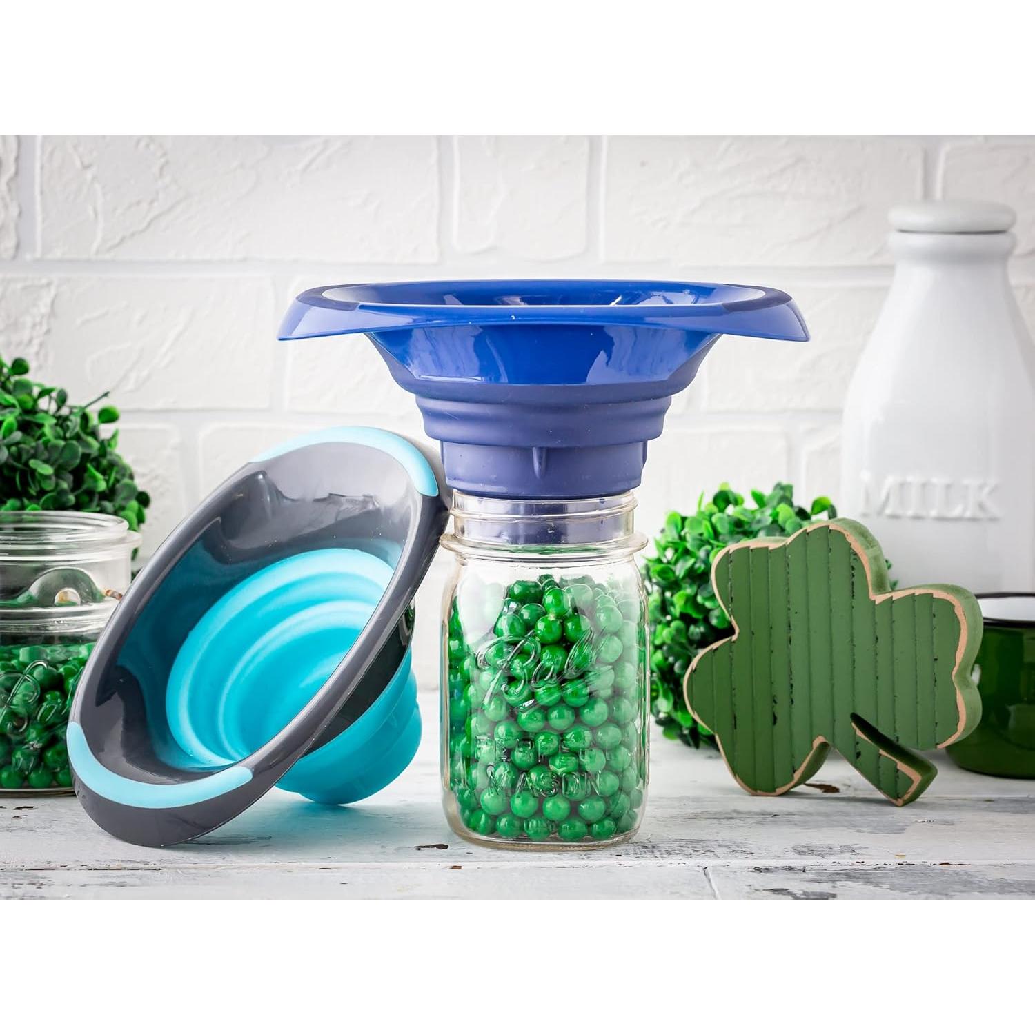 Embudo de Silicona Plegable Brewing America 32oz Verde