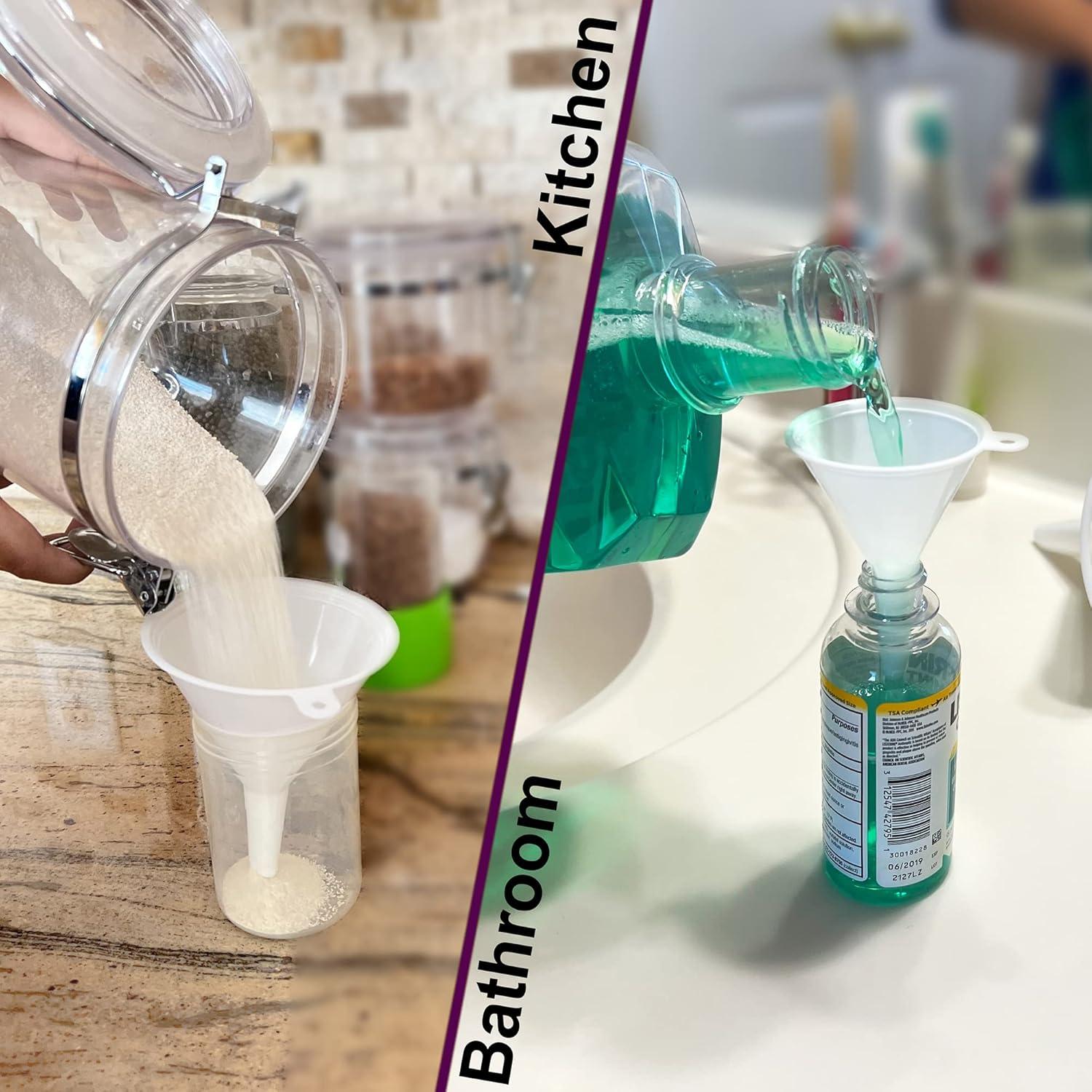 Embudo plástico multiusos KarZone 4 Pack - 13,97 cm