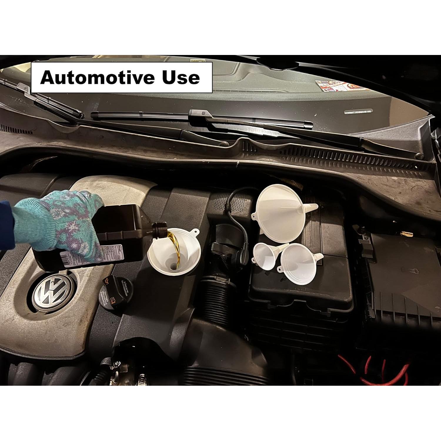 Embudo plástico multiusos KarZone 4 Pack - 13,97 cm