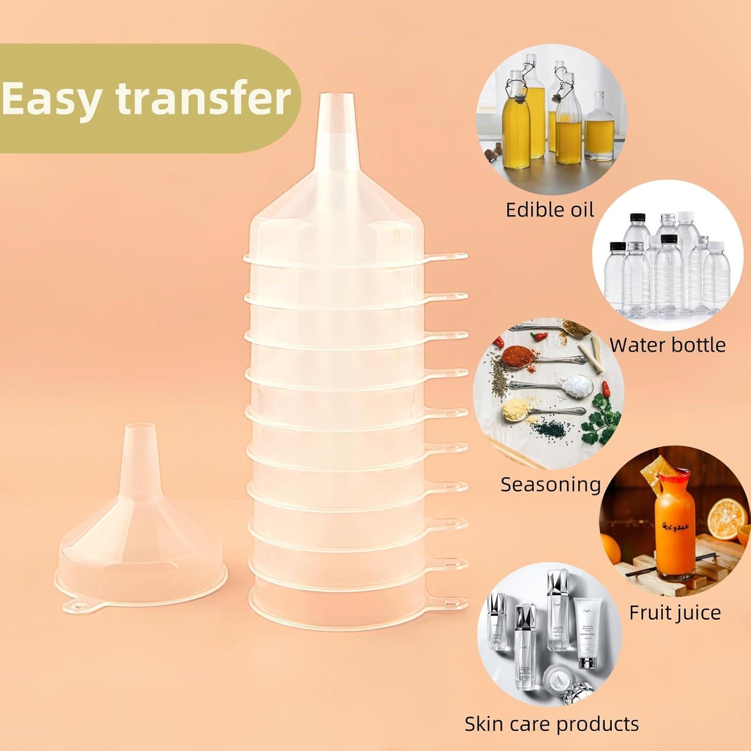 Paquete de 4 Embudos de Grado Alimenticio Kanlpeia 5.5cm