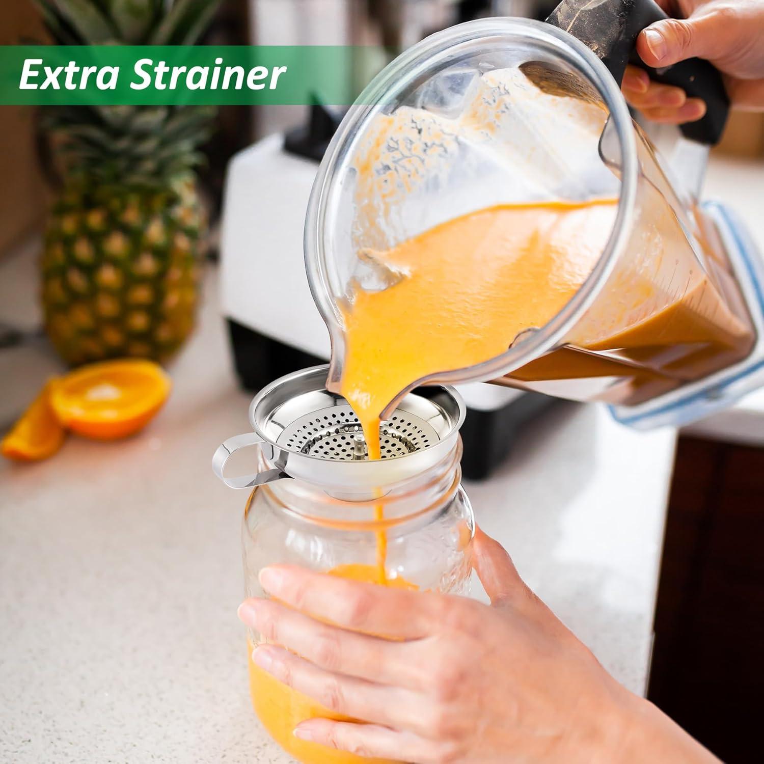 Juego de Embudos de Acero Inoxidable TRUSBER 2 Piezas