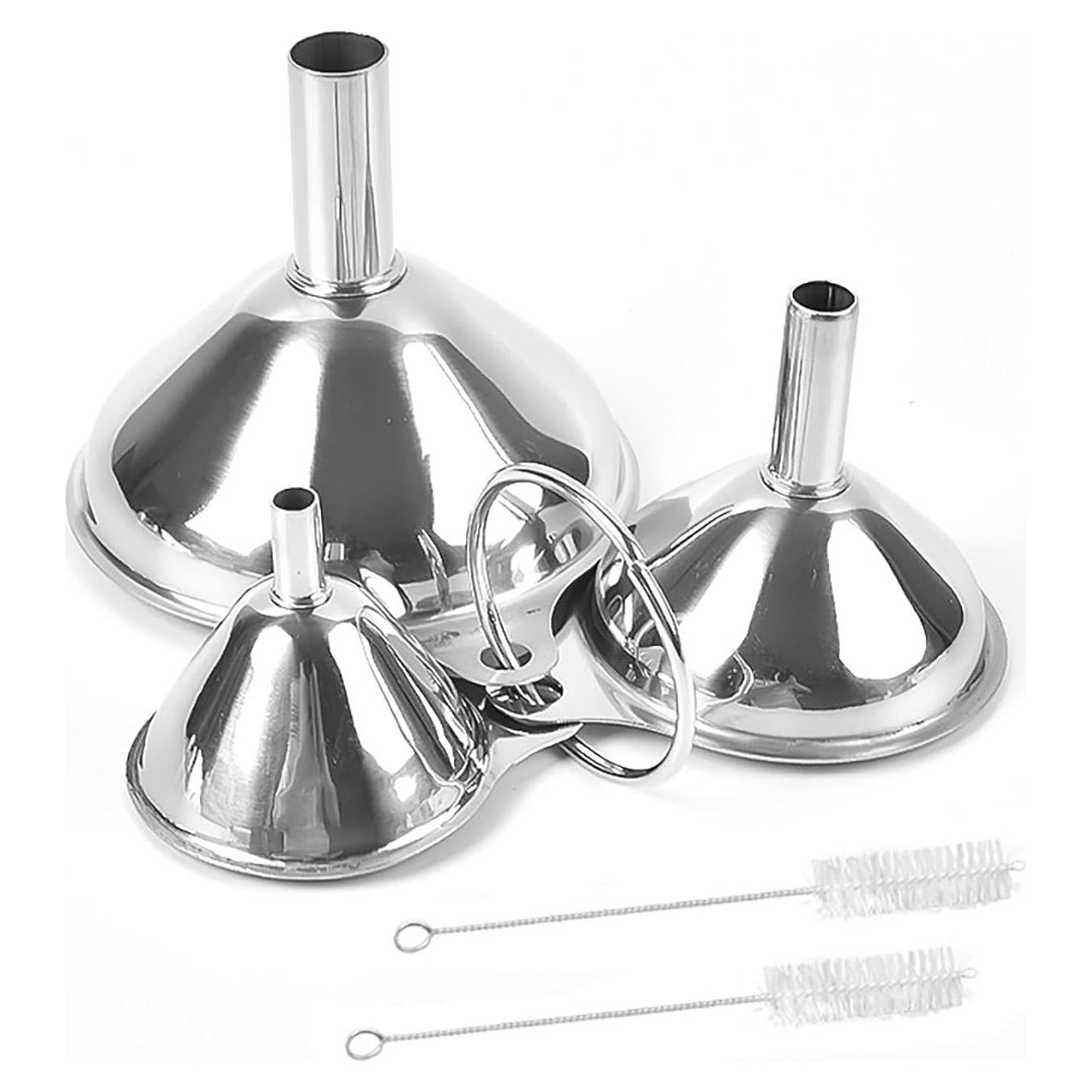 Embudo de Acero Inoxidable YIKANGHENG 3 Piezas Cocina