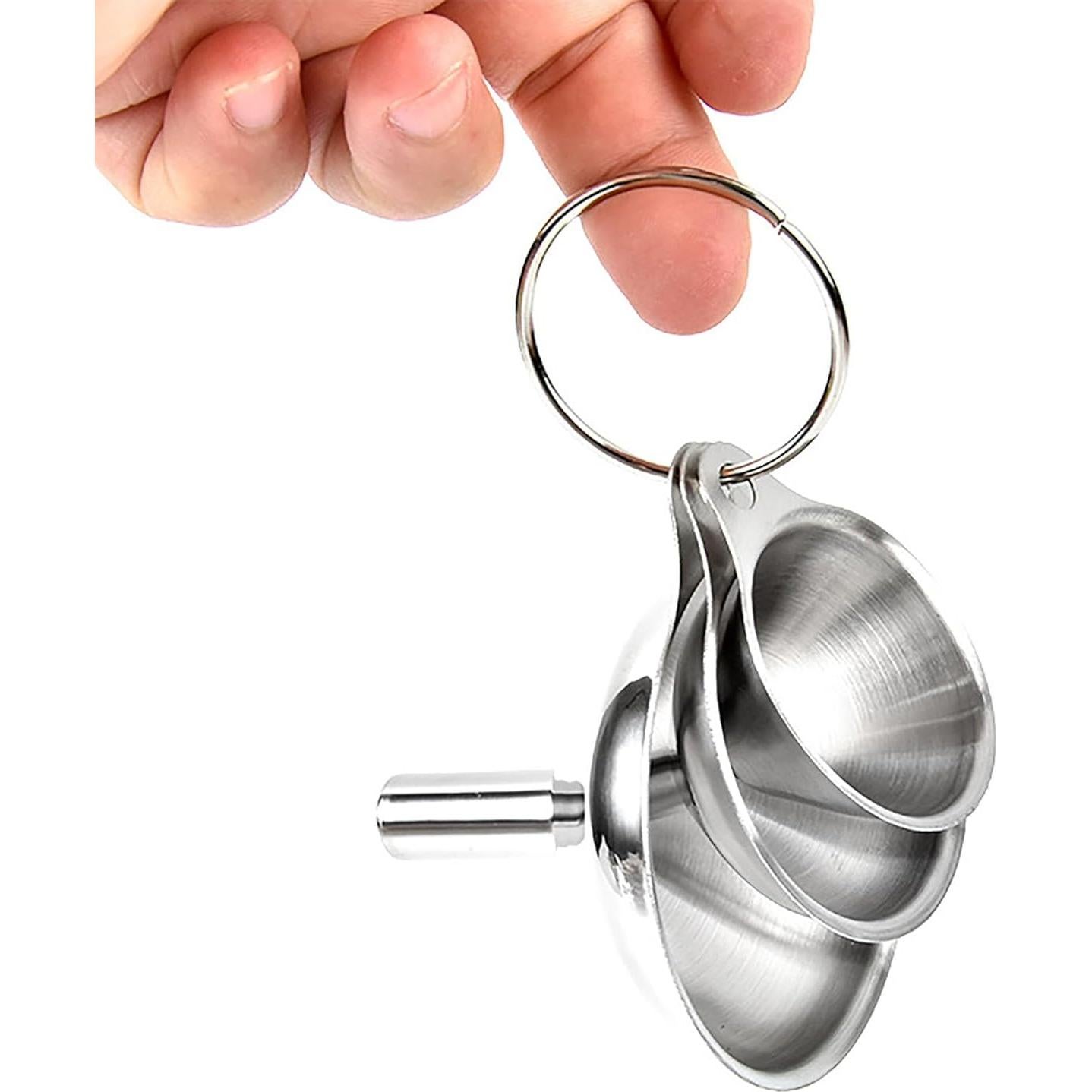 Embudo de Acero Inoxidable YIKANGHENG 3 Piezas Cocina