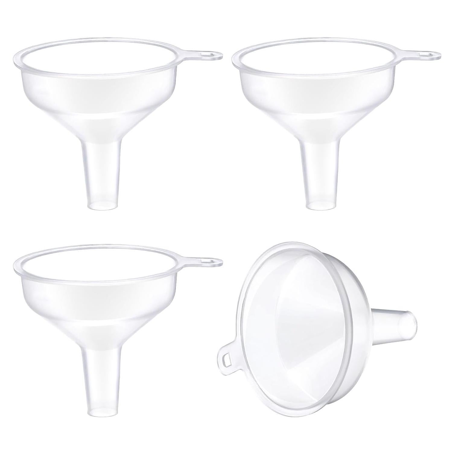 4 Embudos Pequeños de Plástico SynHHergyx para Cocina